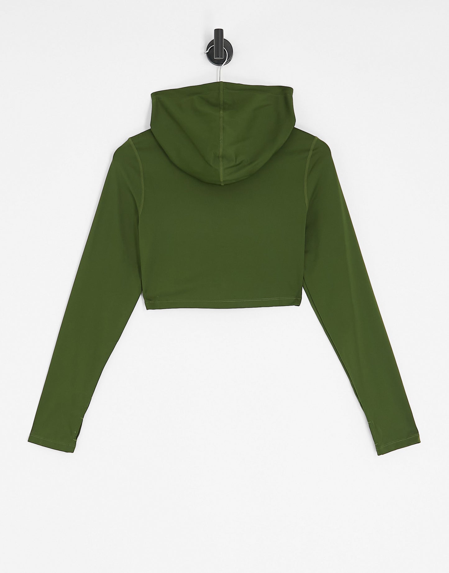 HIIT crop zip through jacket with in khaki