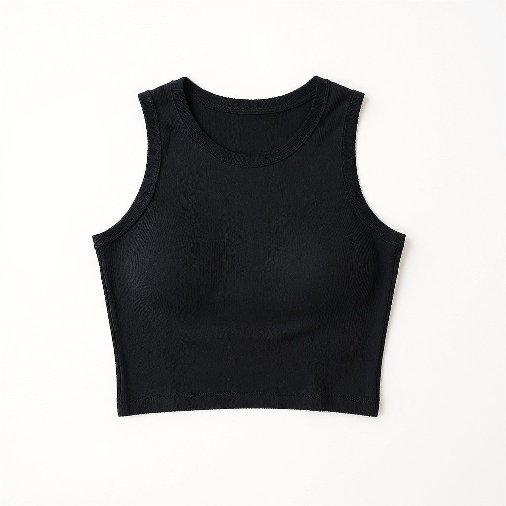 Jordan Flight cropped tank in black