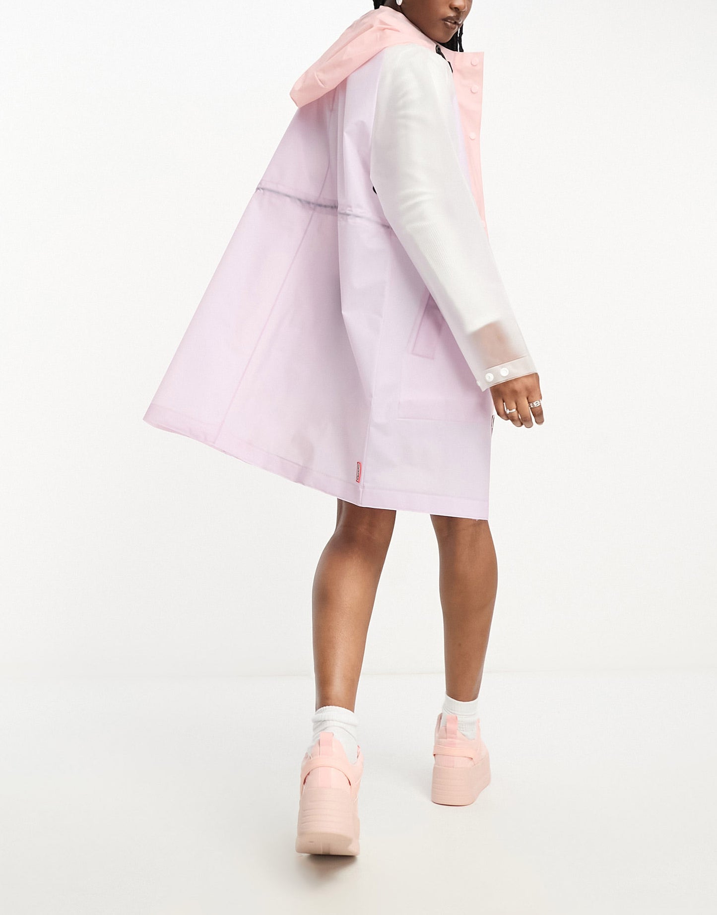 Hunter play transparent parka