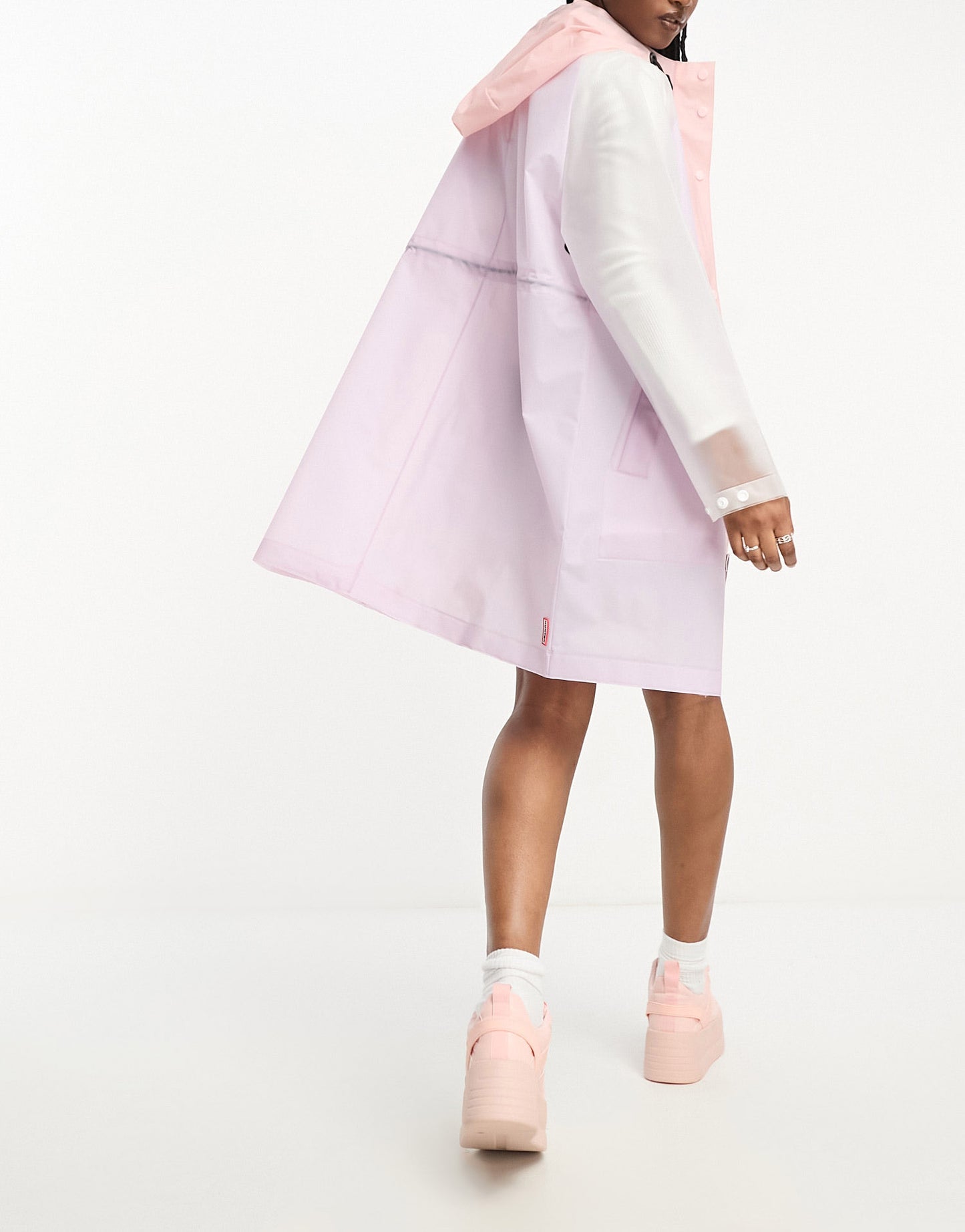 Hunter play transparent parka