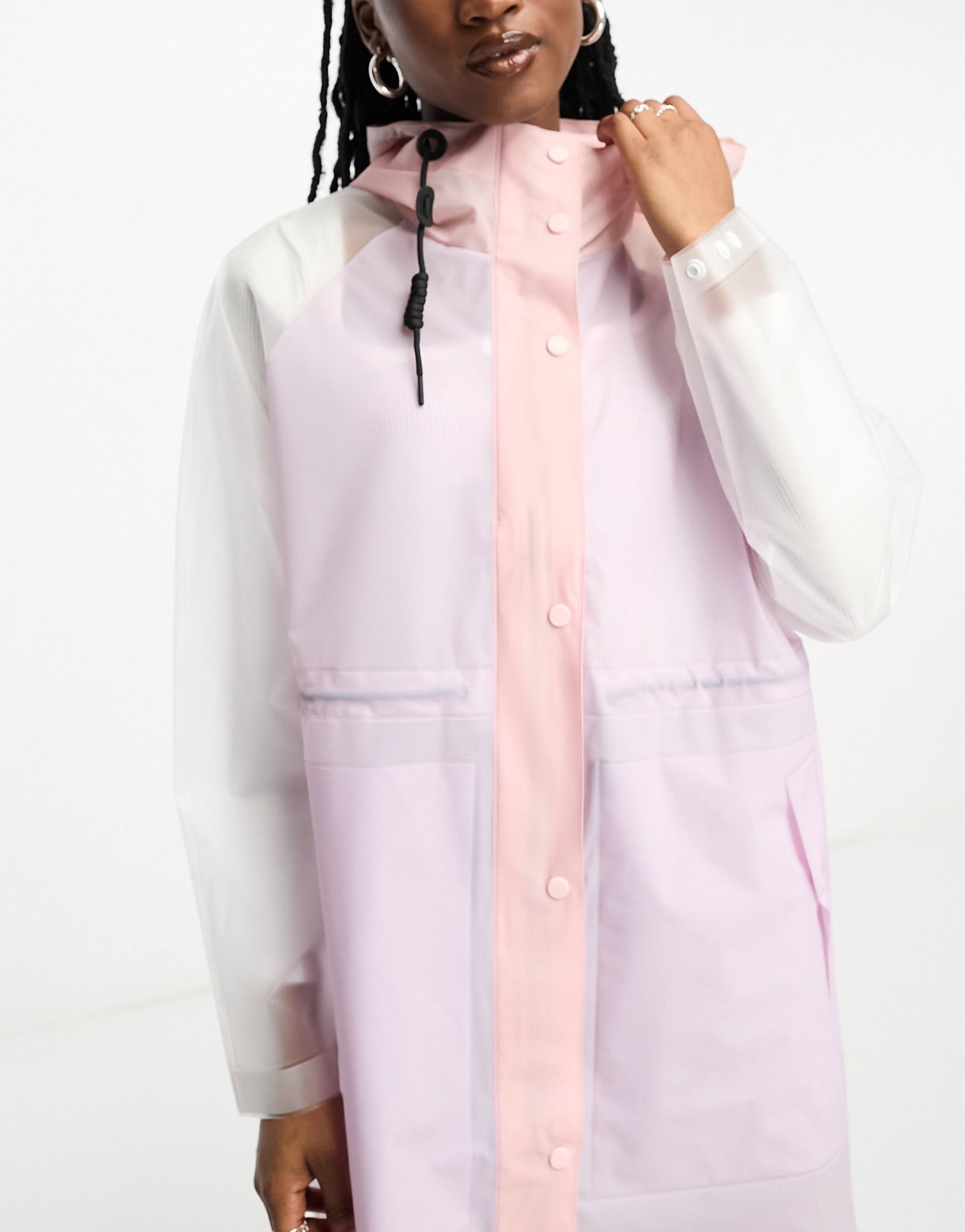 Hunter play transparent parka