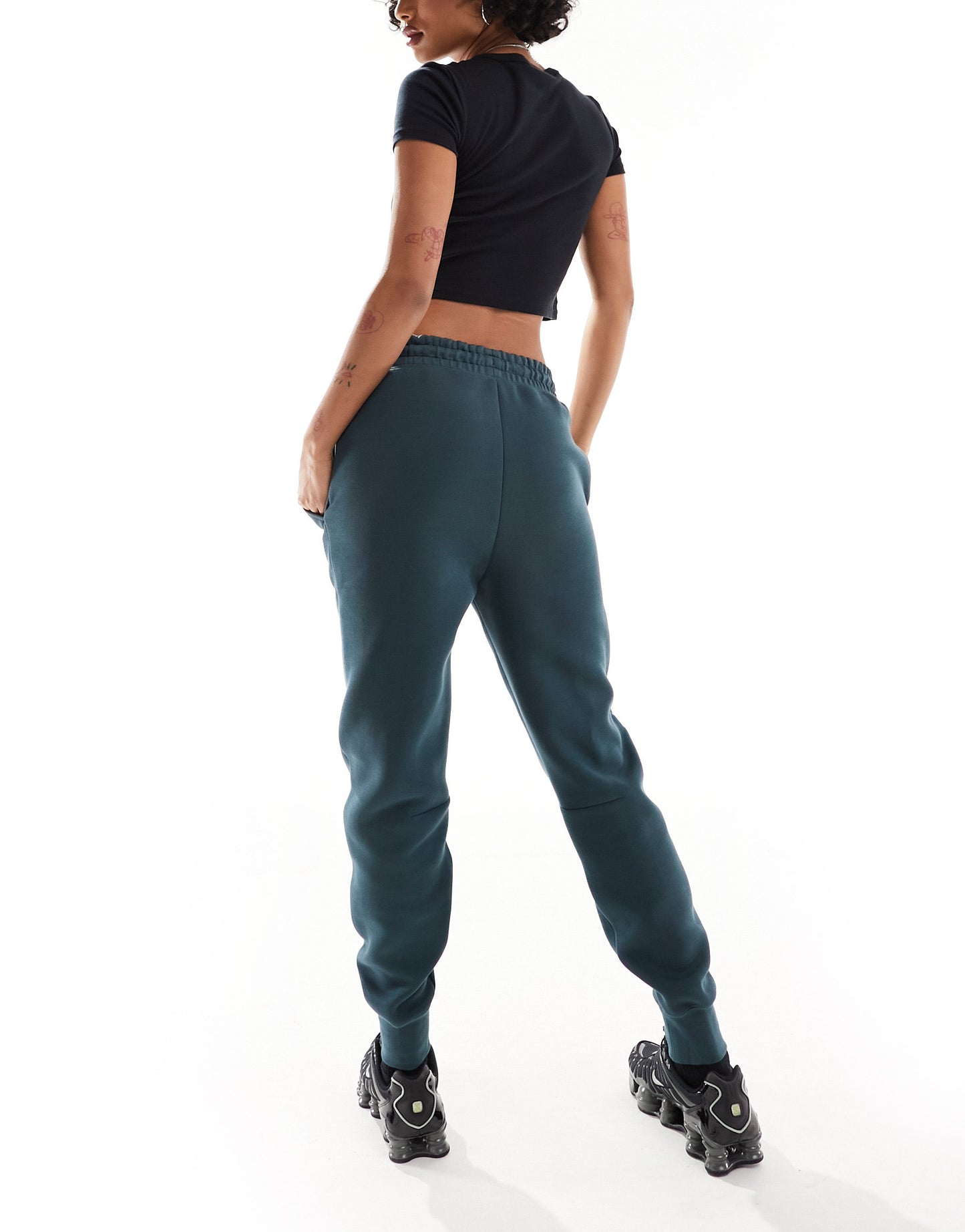 Nike Tech Fleece joggers in dark green