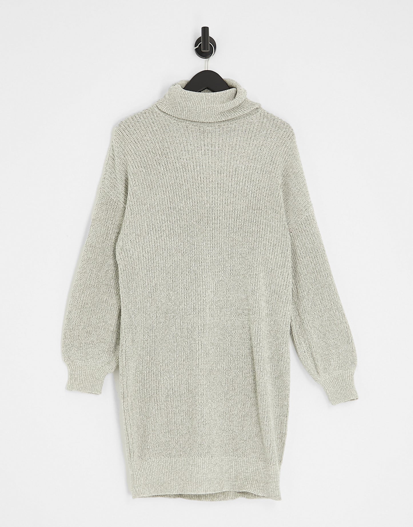 Vero Moda Petite roll neck knitted maxi dress in cream