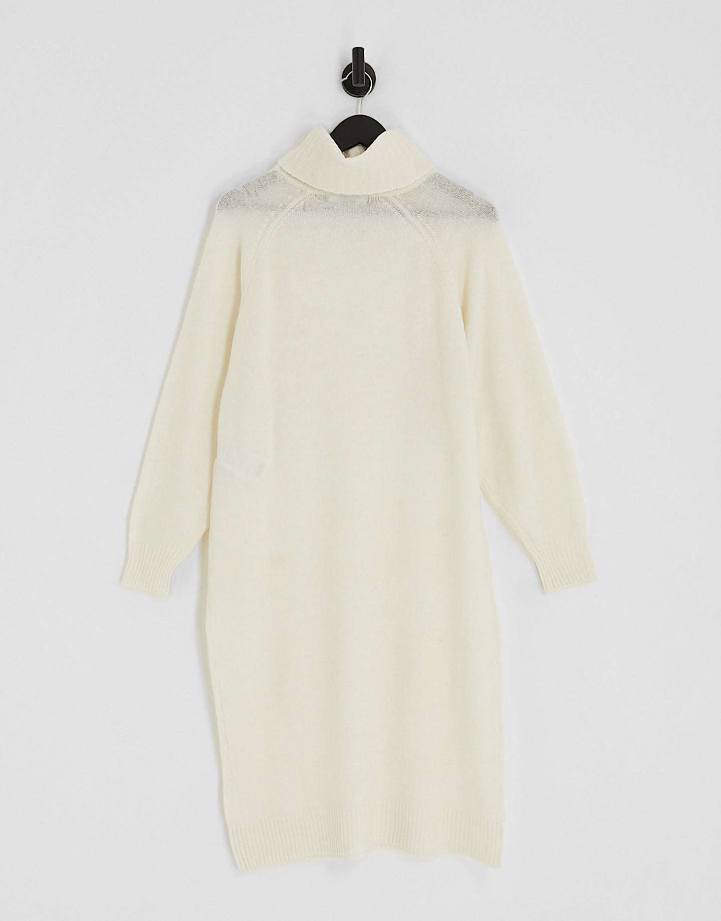 Vero Moda Petite roll neck knitted maxi dress in cream