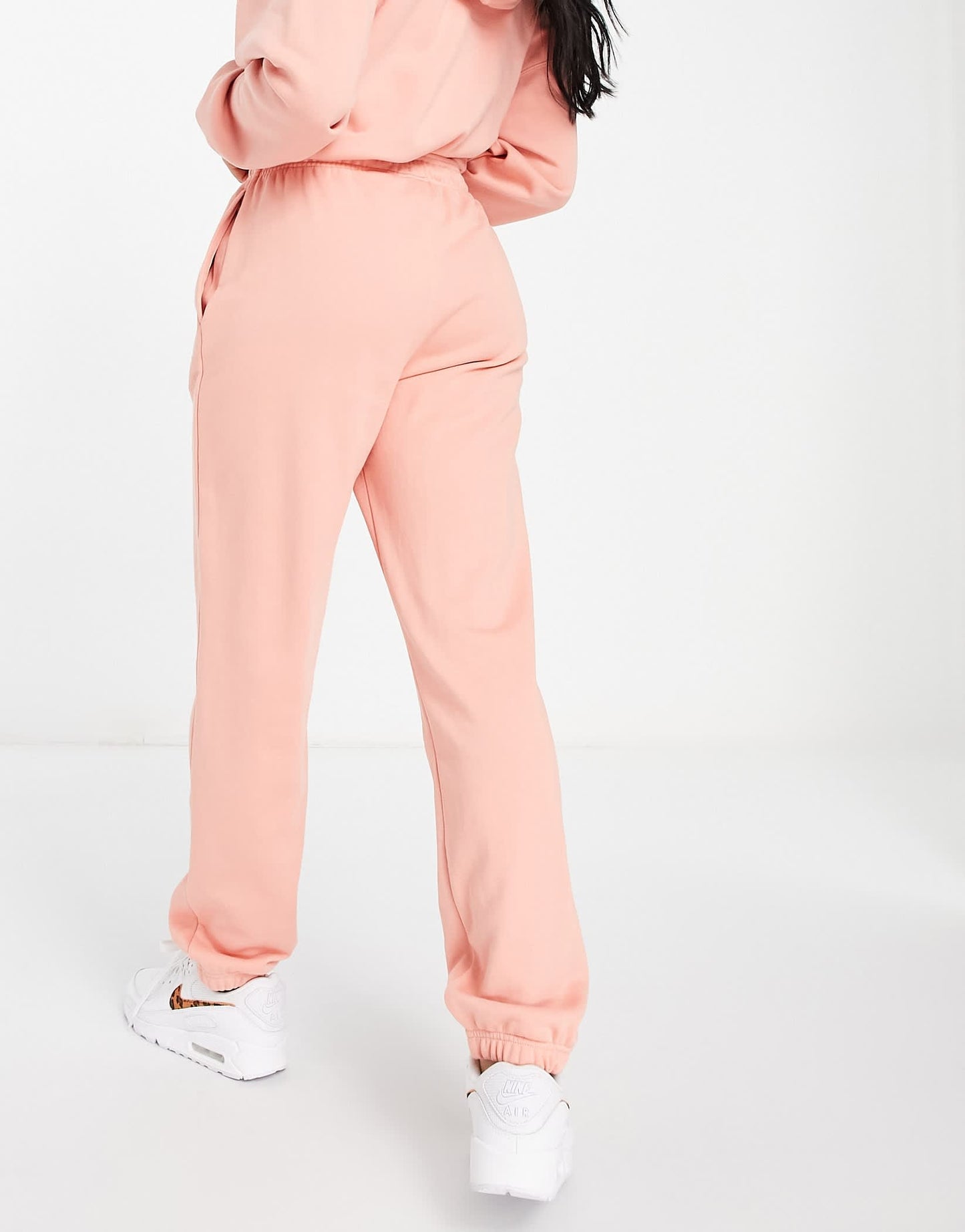 Jordan essential fleece joggers in light pink