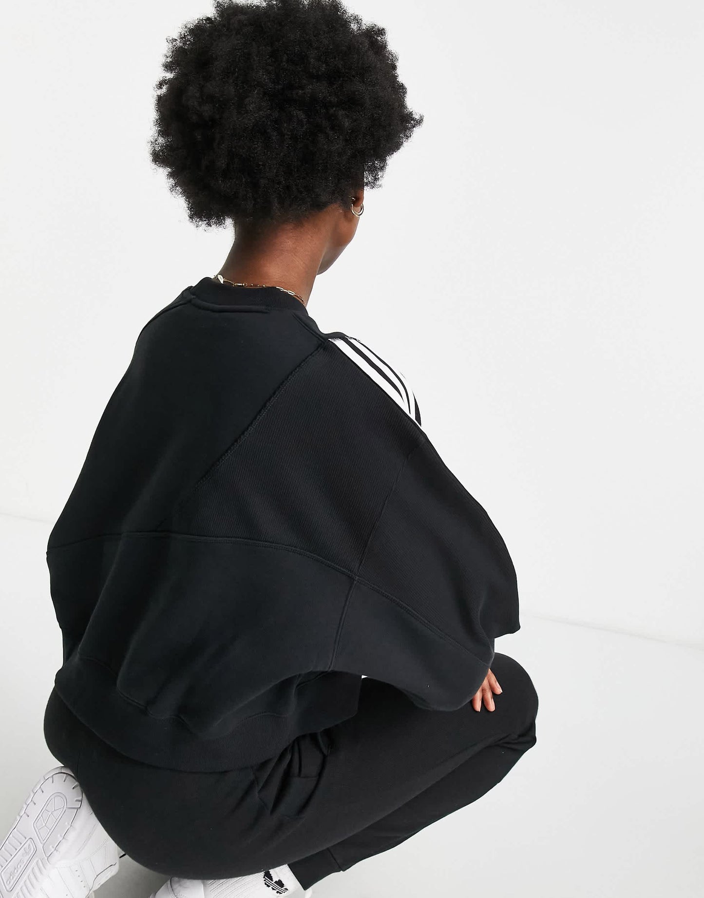 adidas Originals adicolour bold sweatshirt in black