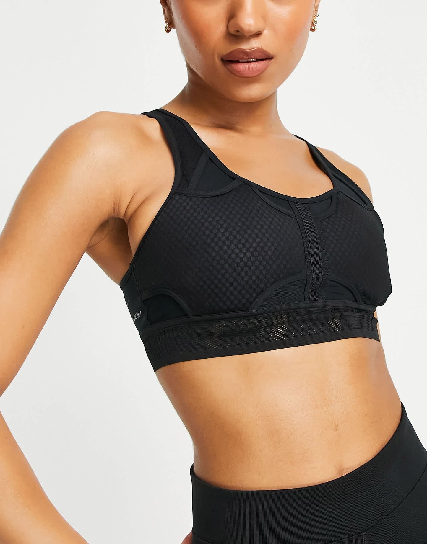 Nike Training Dri-FIT ADV Swoosh medium-support padded sports bra in black