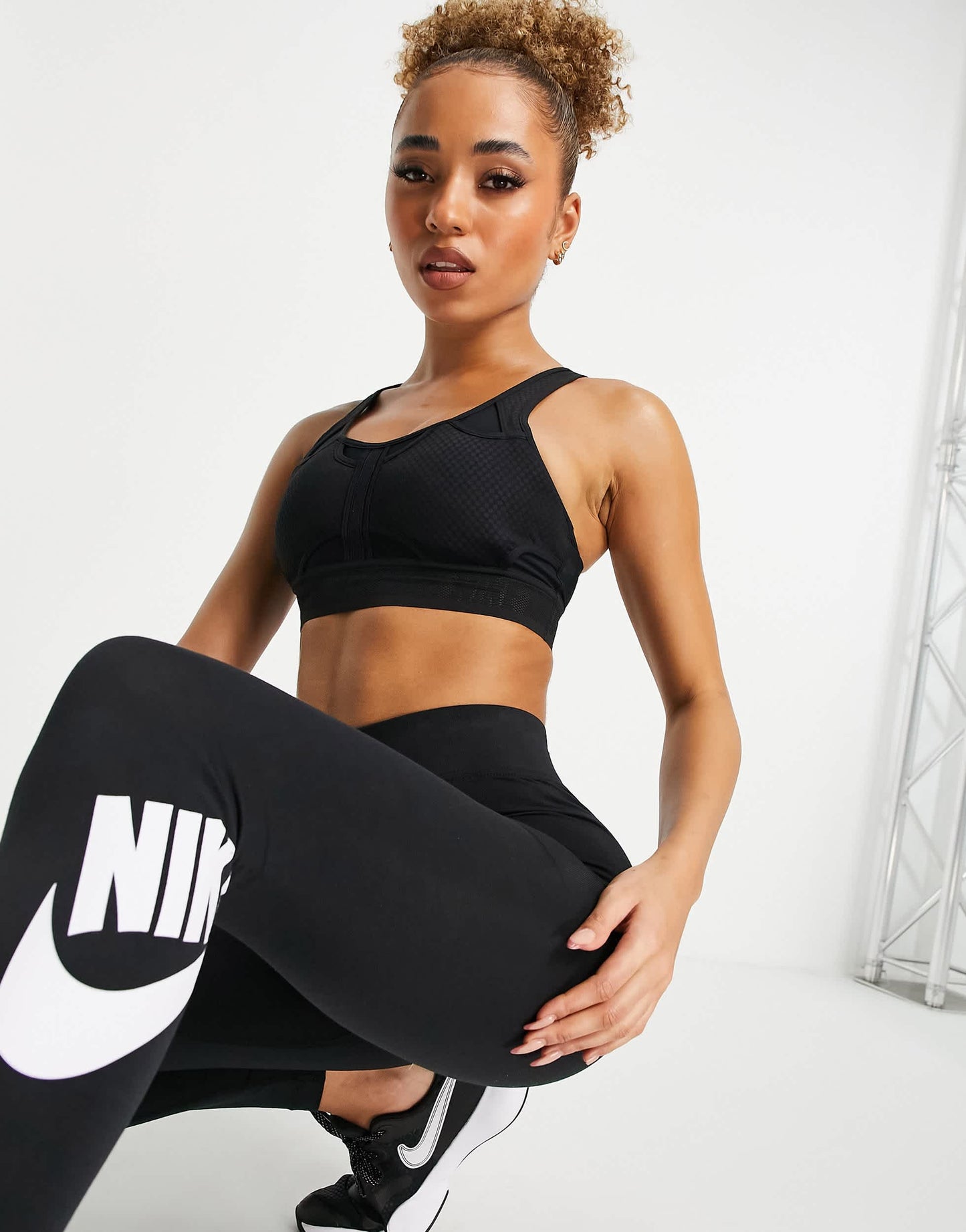 Nike Training Dri-FIT ADV Swoosh medium-support padded sports bra in black
