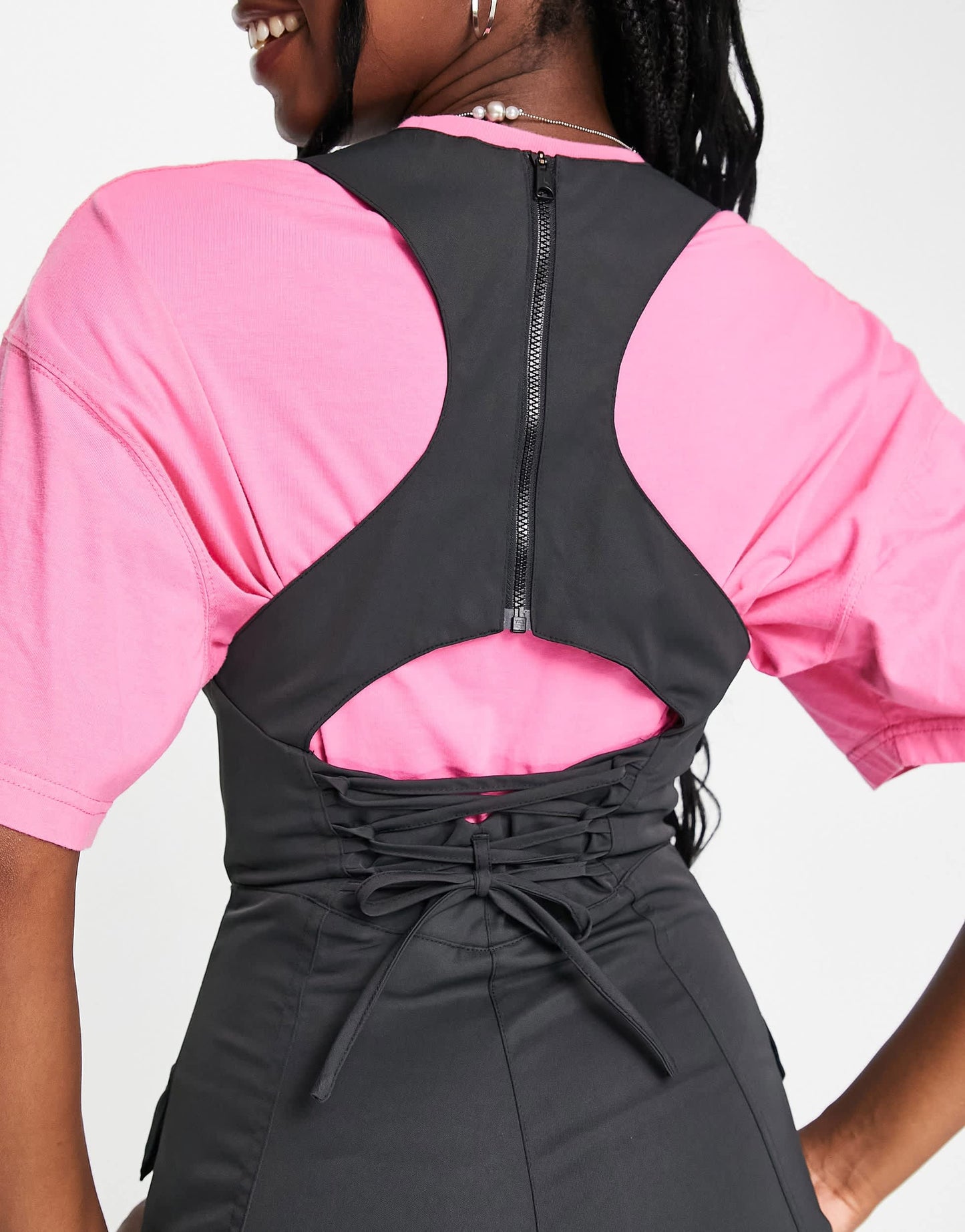 Jordan 23 Engineered Chicago corset trousers in black