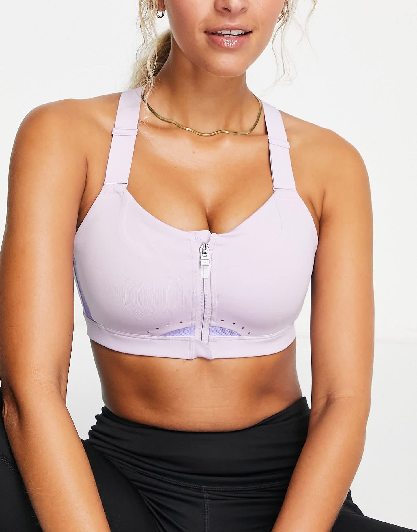 Nike Training Alpha Dri-FIT high support sports bra in lilac