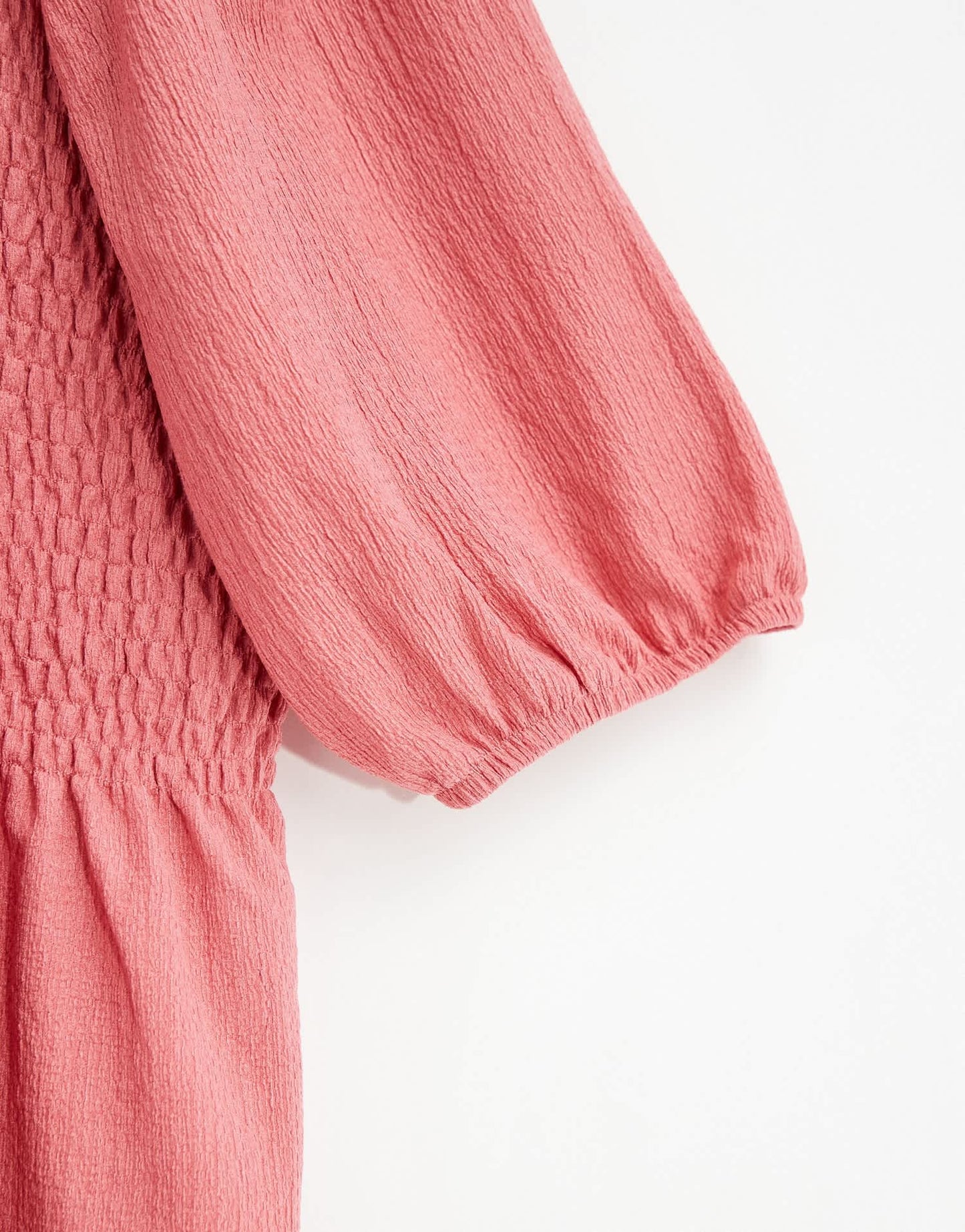 Simply Be shirred top in pink