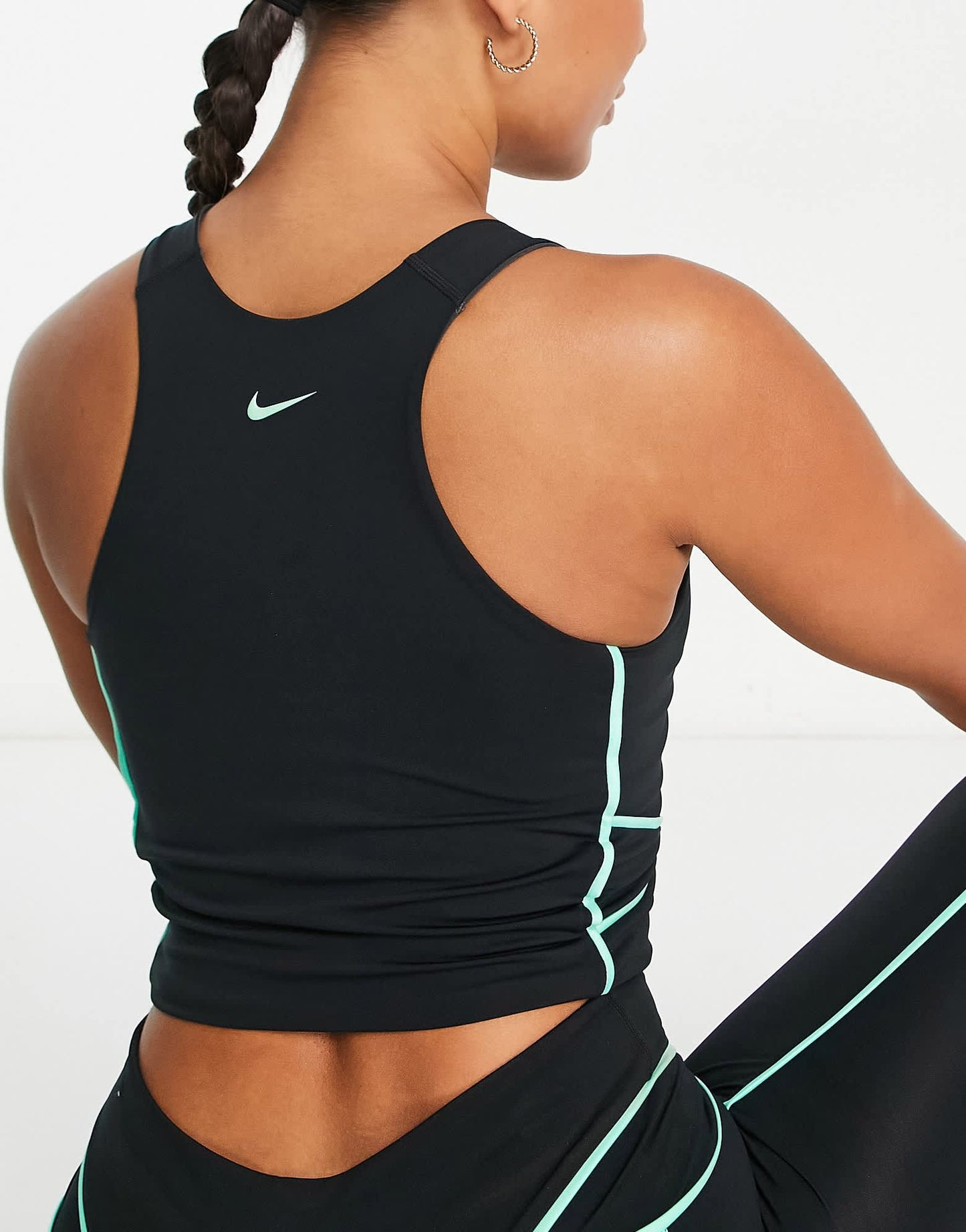 Nike Pro Training Membership Dri-FIT cropped top in black