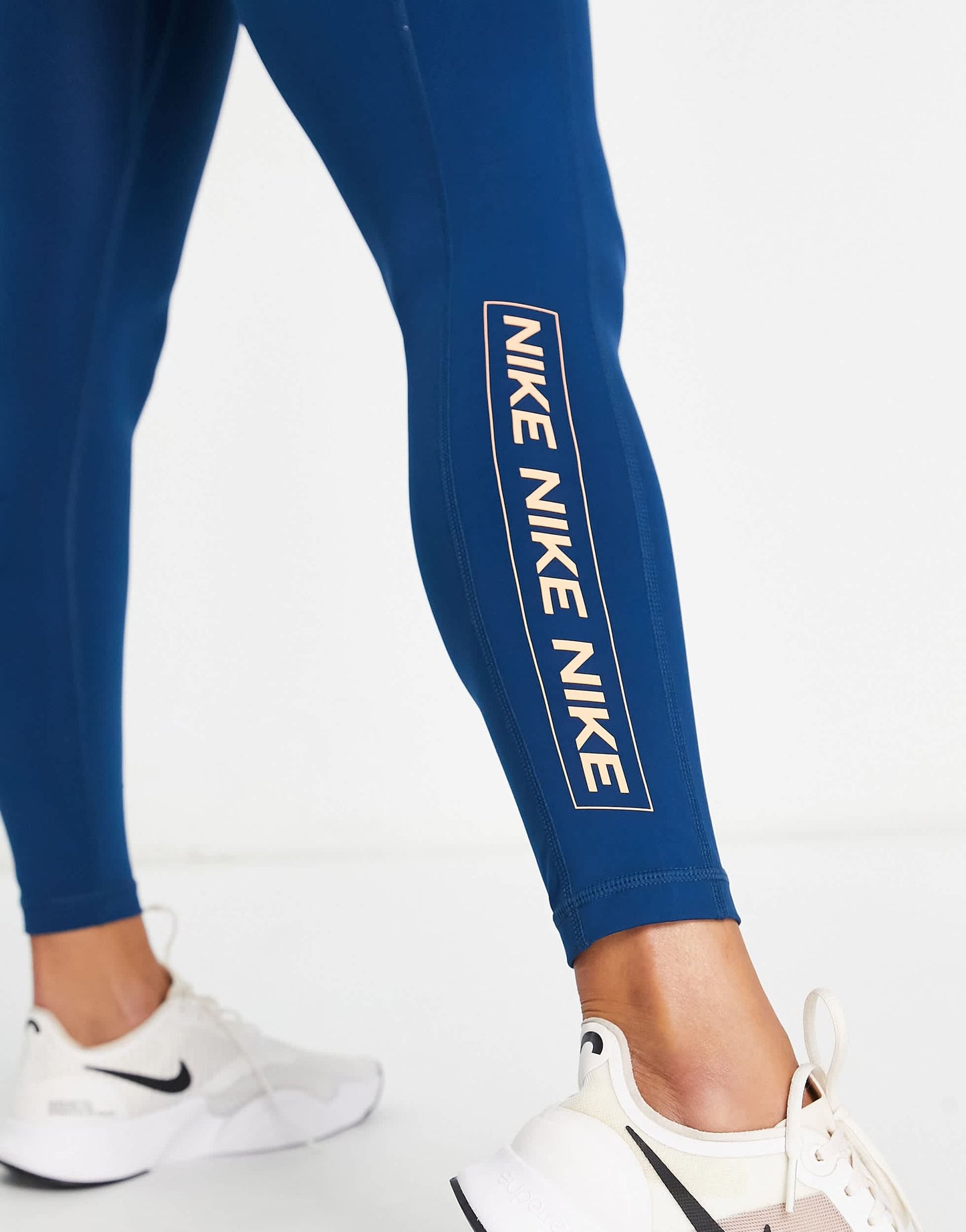 Nike Pro Training GRX Dri-FIT midrise leggings in teal blue