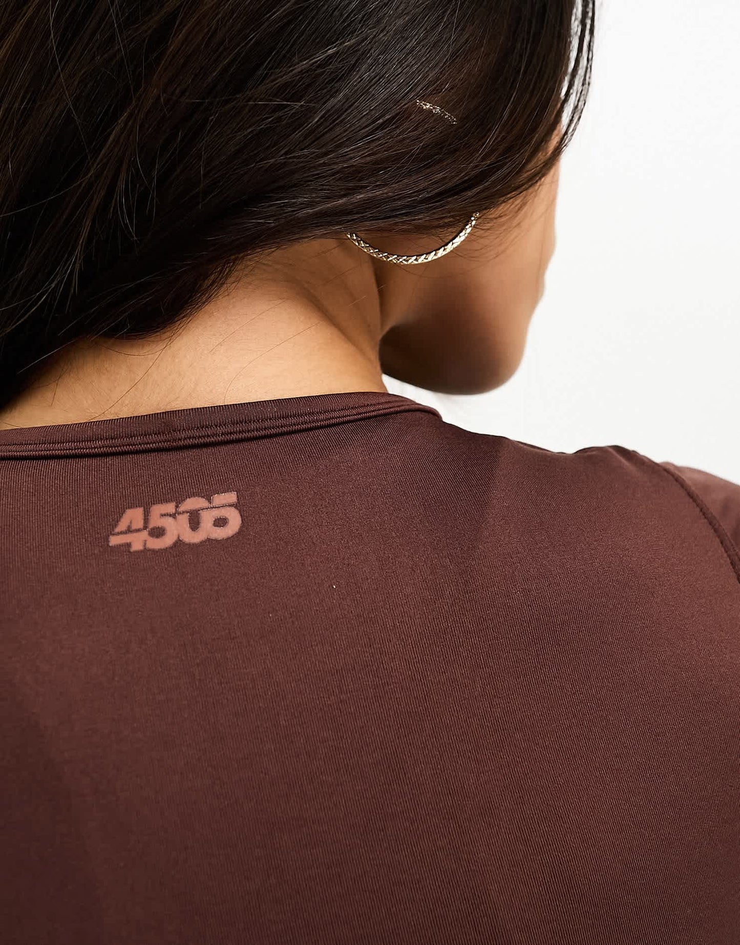 4505 studio short sleeve t-shirt with ruche detail co ord