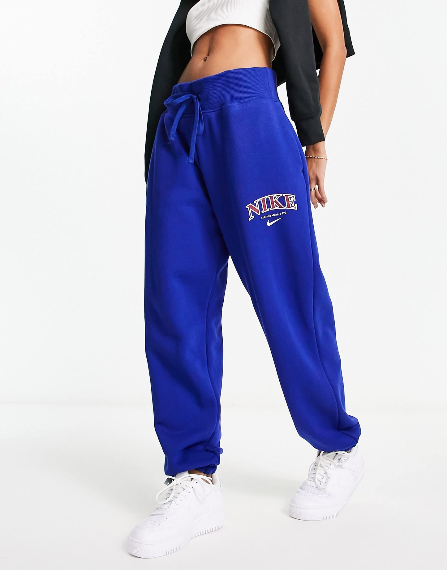 Nike Unisex Varsity phoenix fleece joggers in royal blue