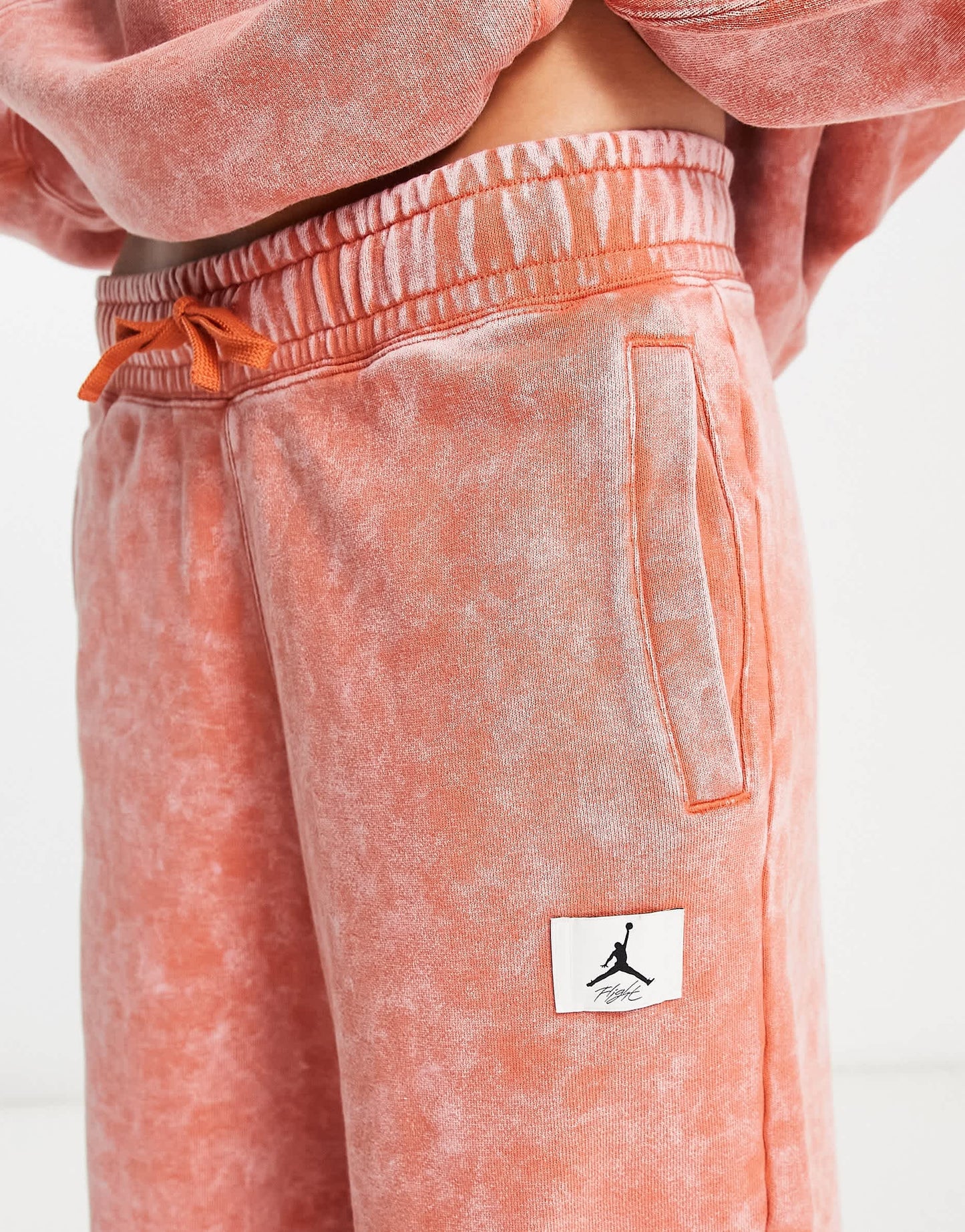 Jordan Flight fleece joggers in washed rust