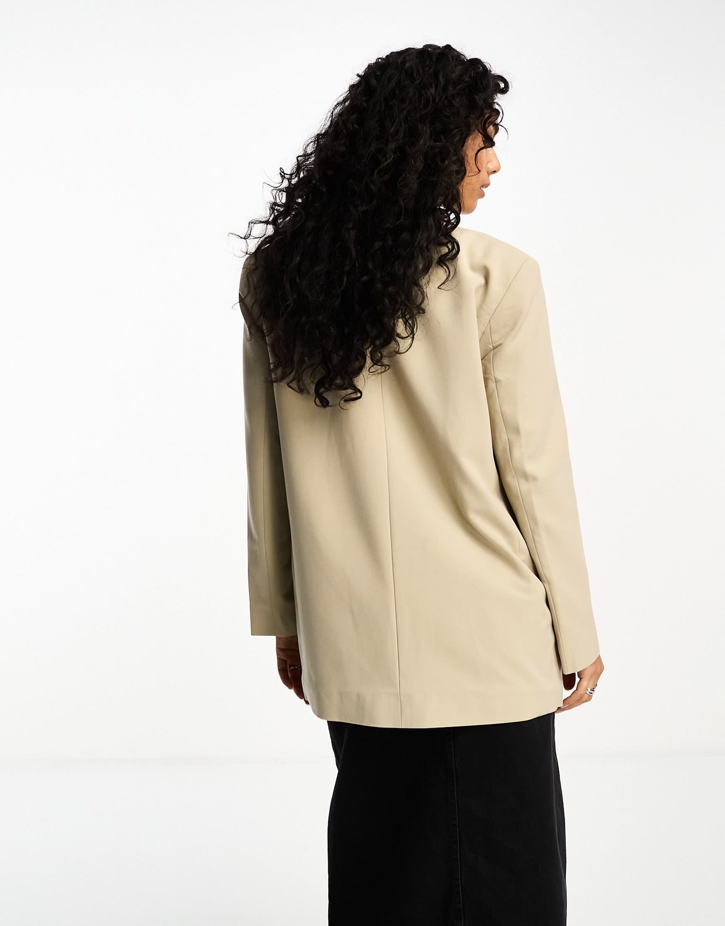 ASOS DESIGN Mix & Match slim boy suit blazer in neutral