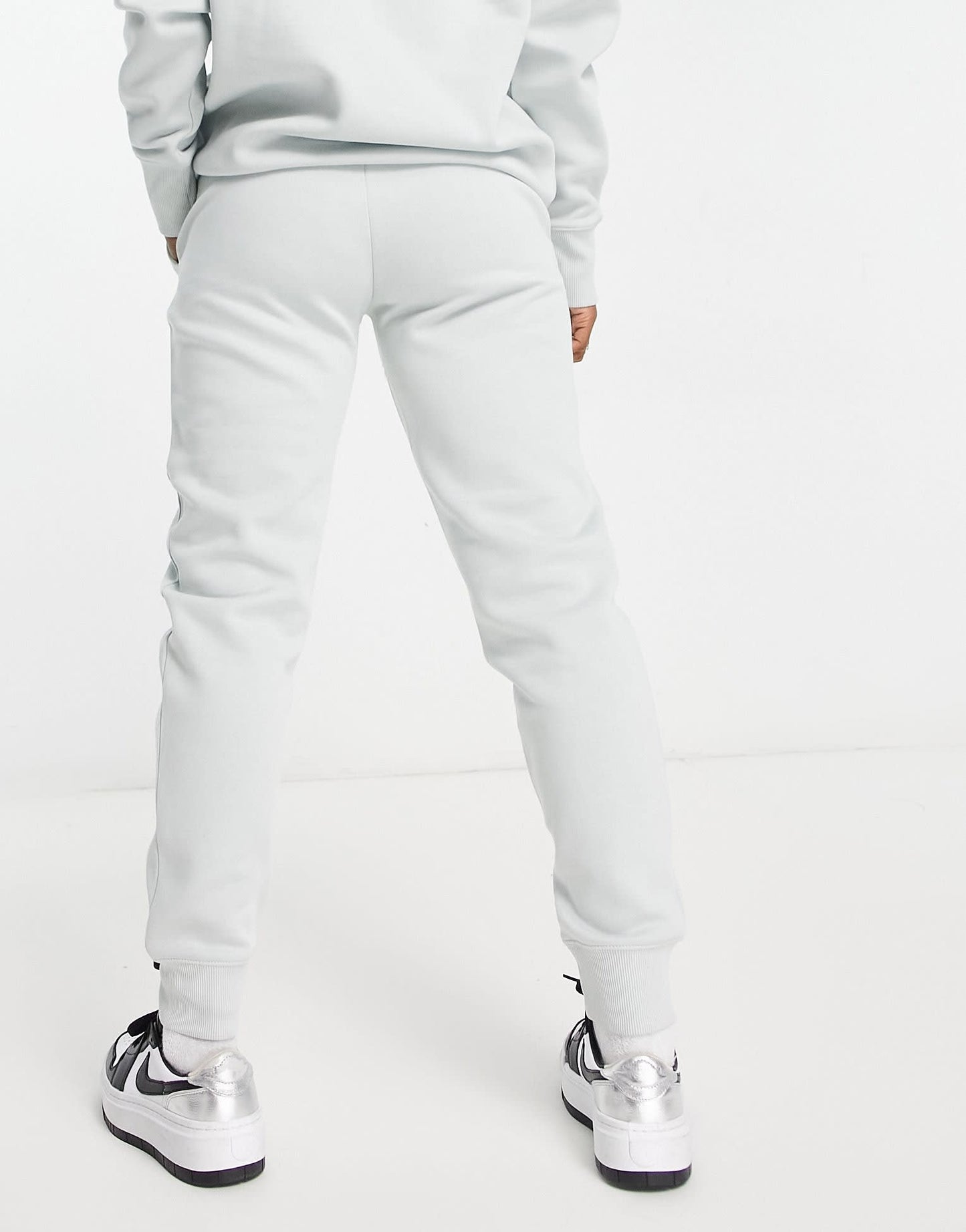 Nike Midi Swoosh joggers in silver
