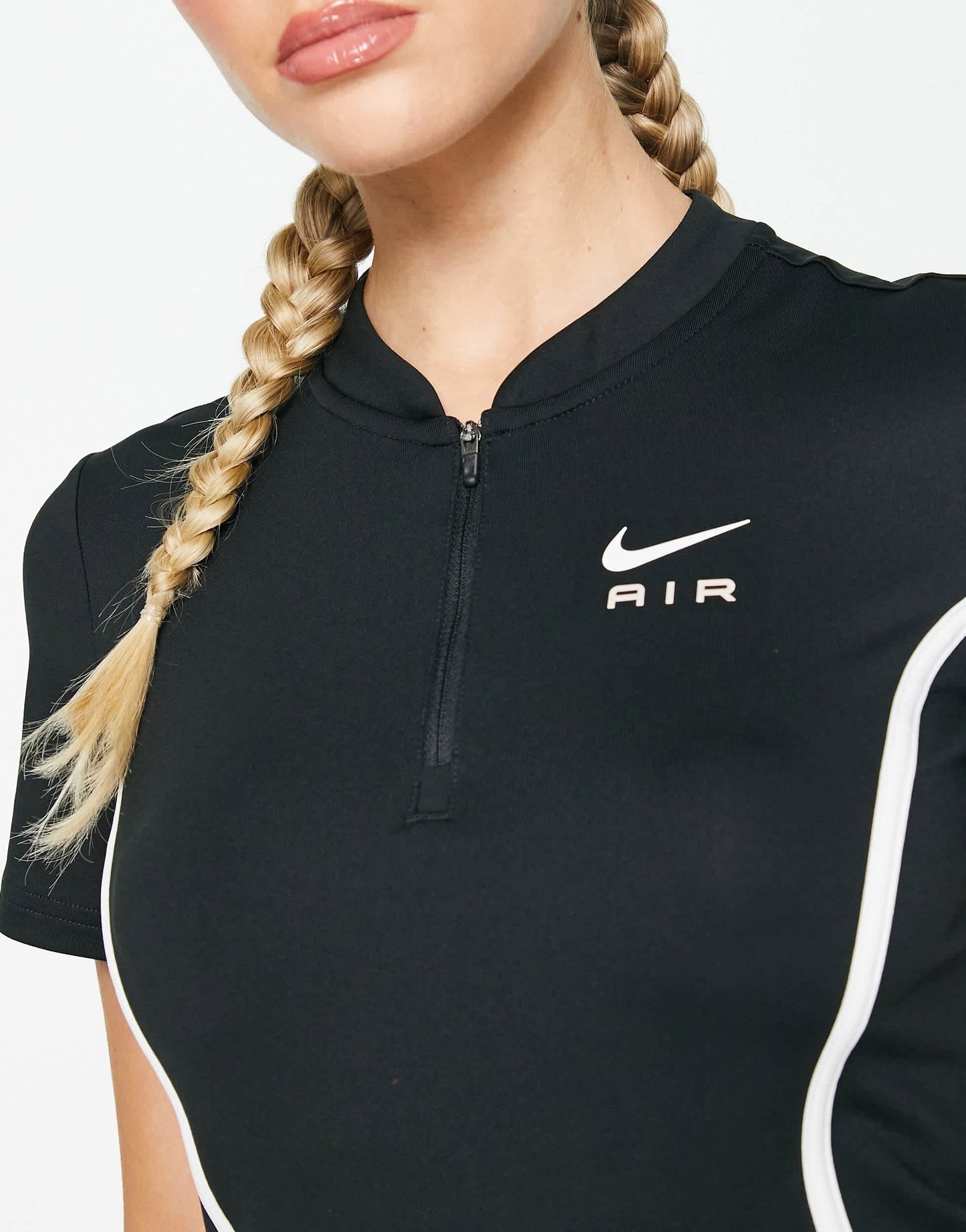 Nike Running Air t-shirt in black