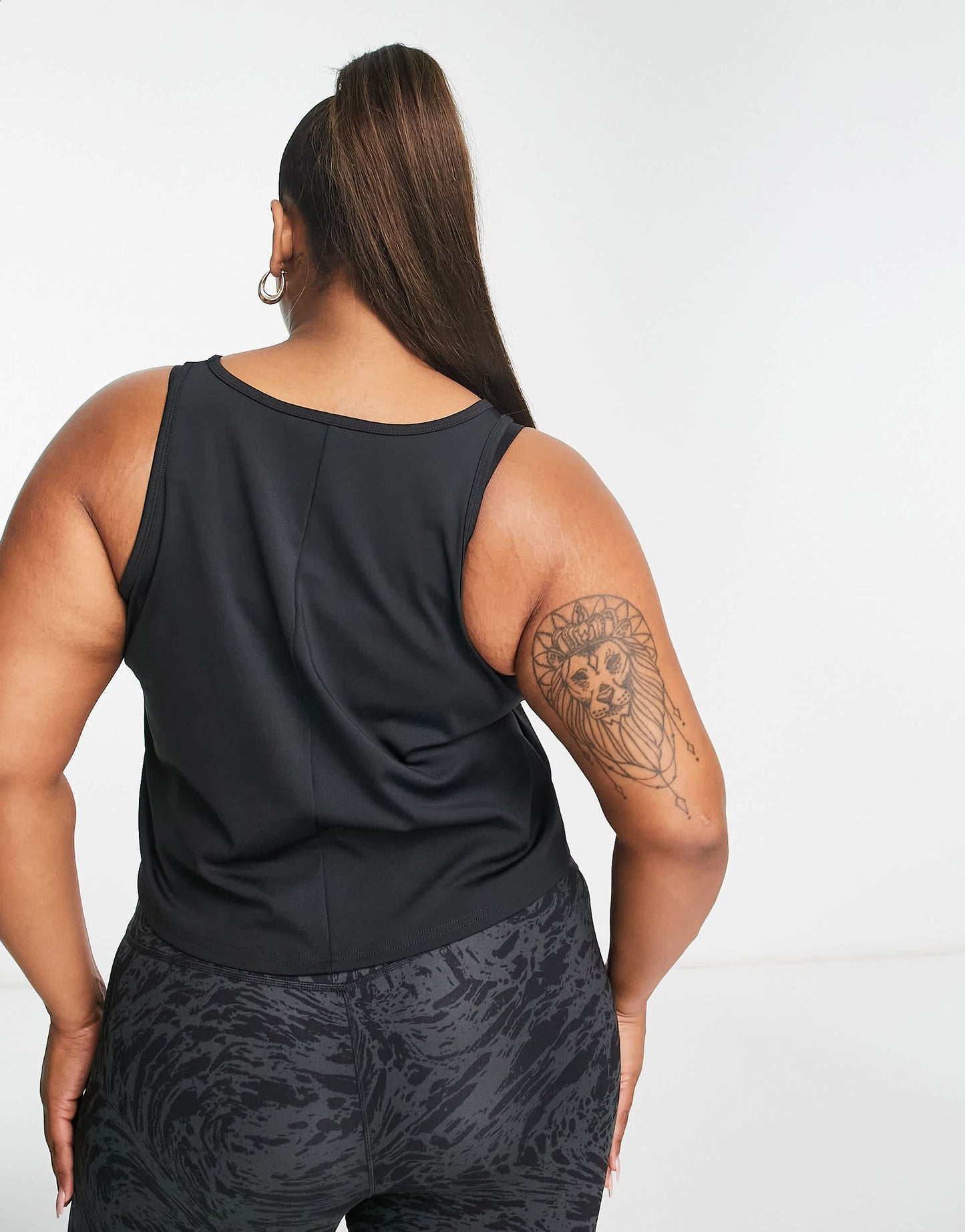 Nike Running Plus Air tank in black