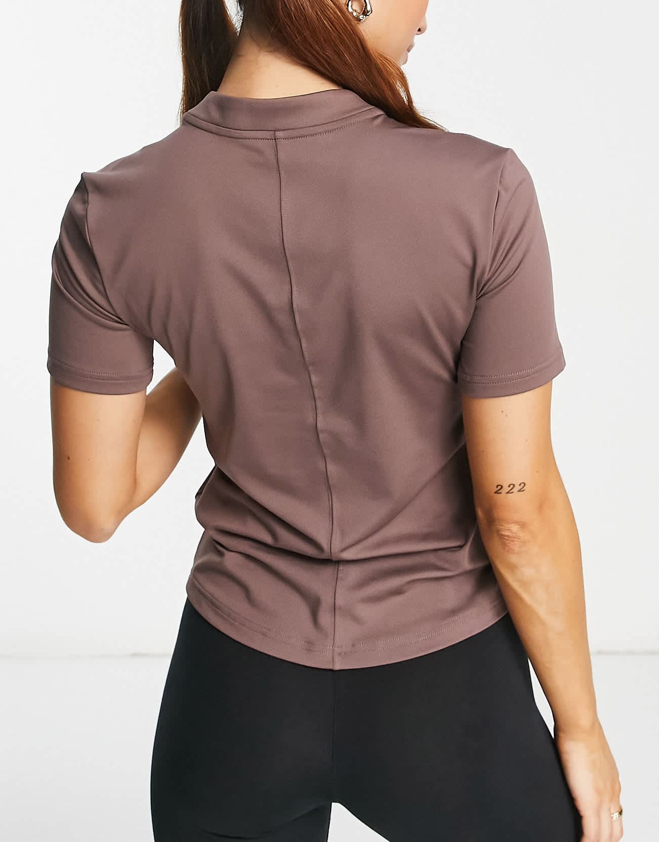Nike Running Air t-shirt in plum