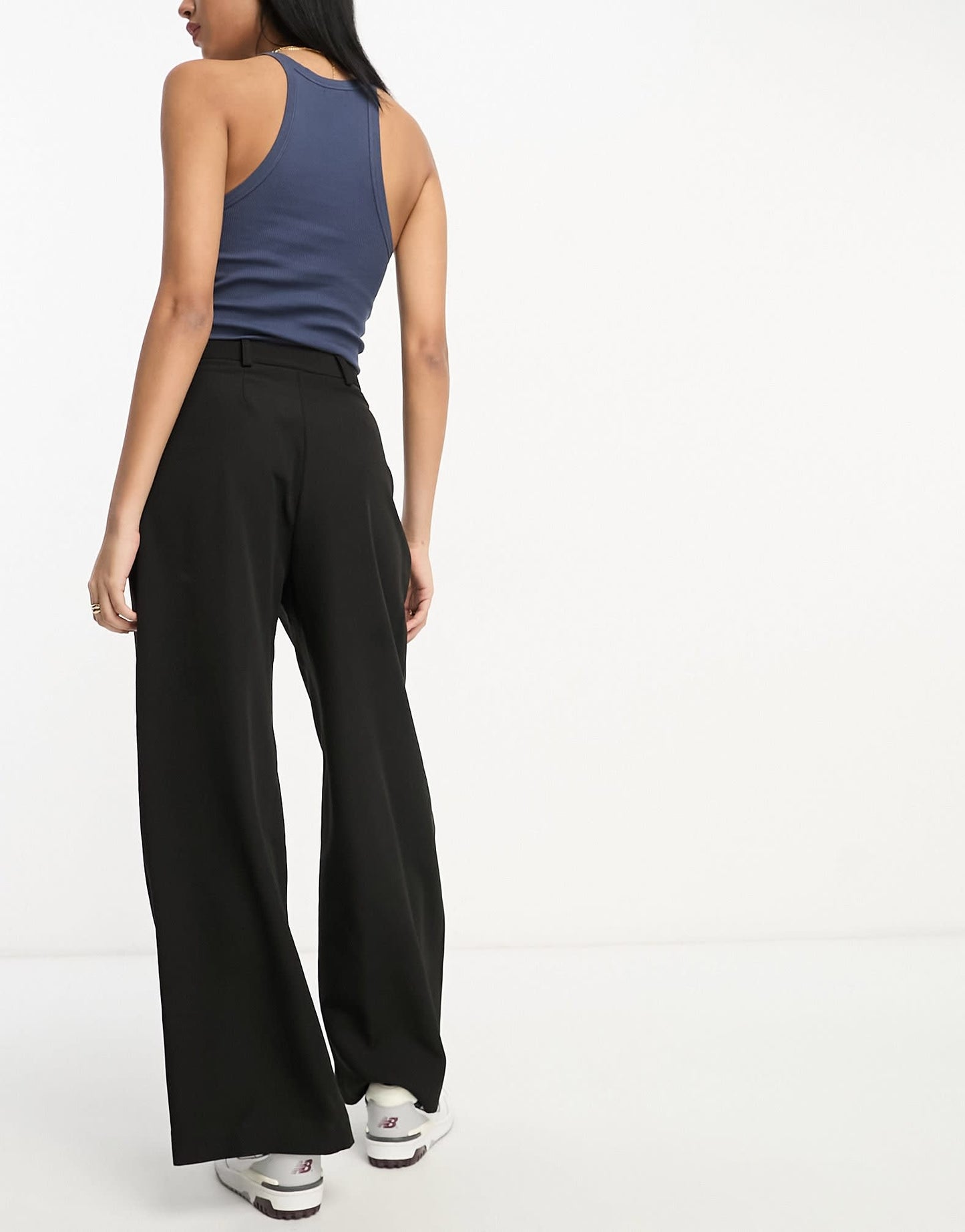 Miss Selfridge co-ord asymmetric waist wide leg trouser