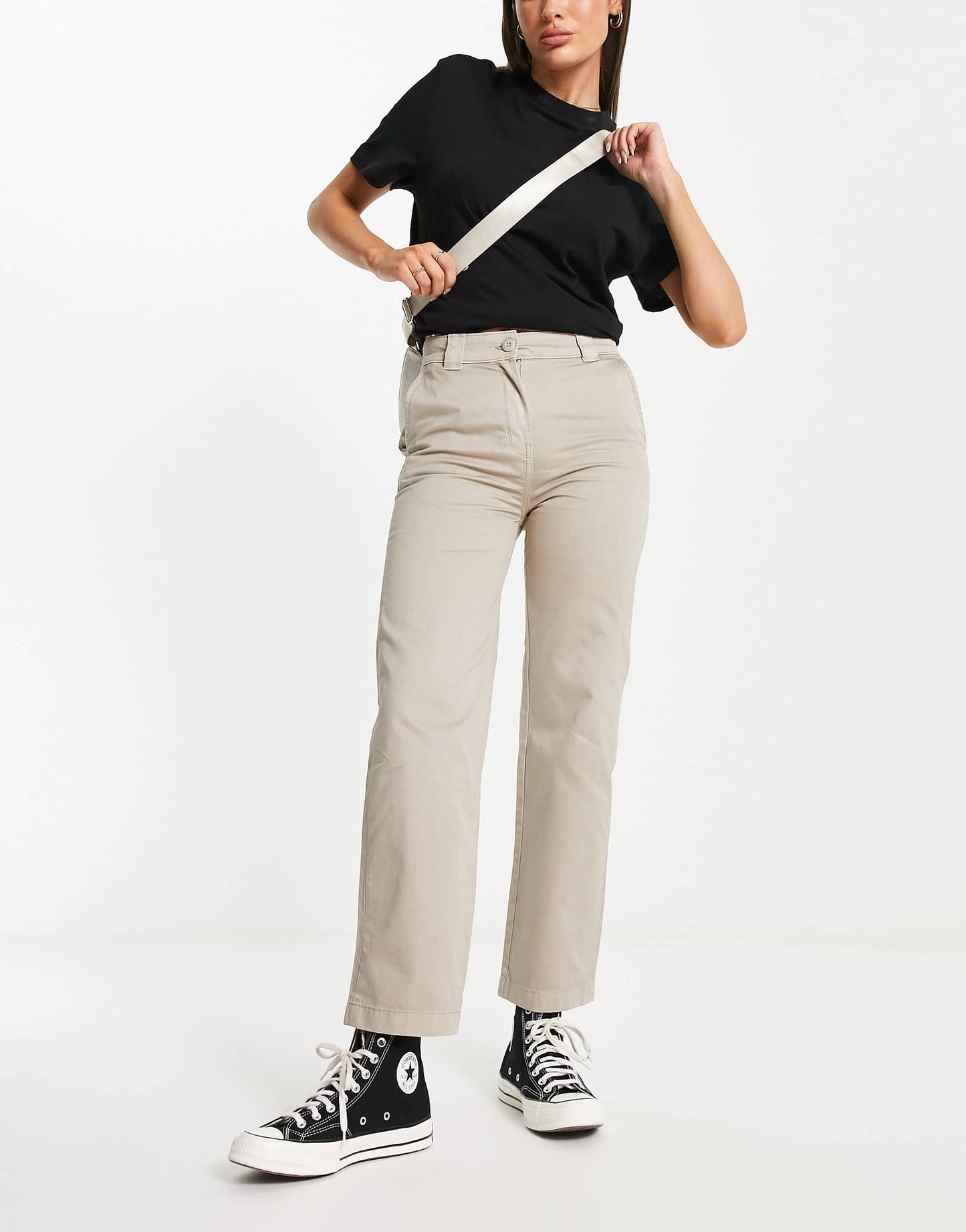 Napapijri Pichincha straight leg trousers in beige