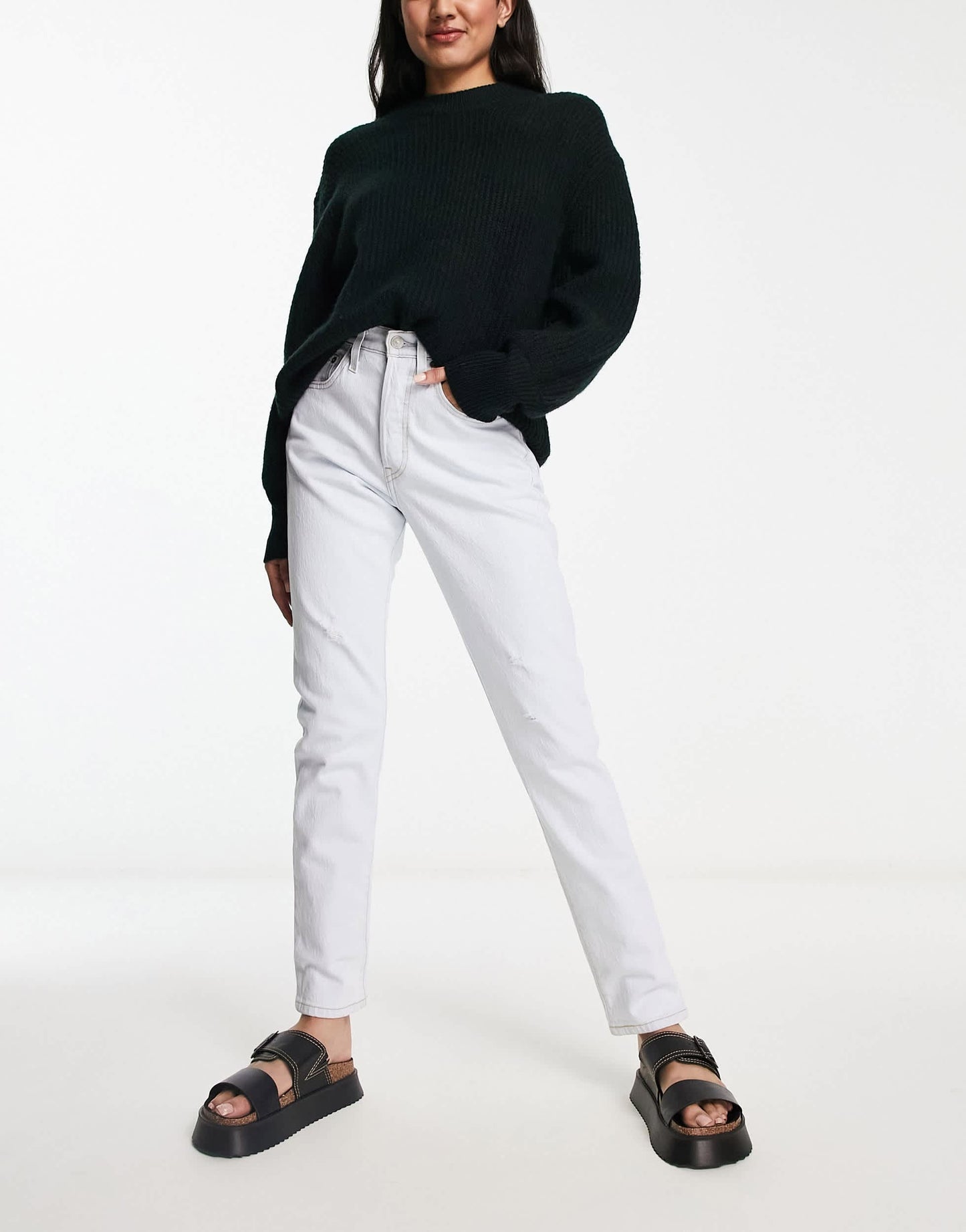 Levi's 501 skinny jeans in light wash