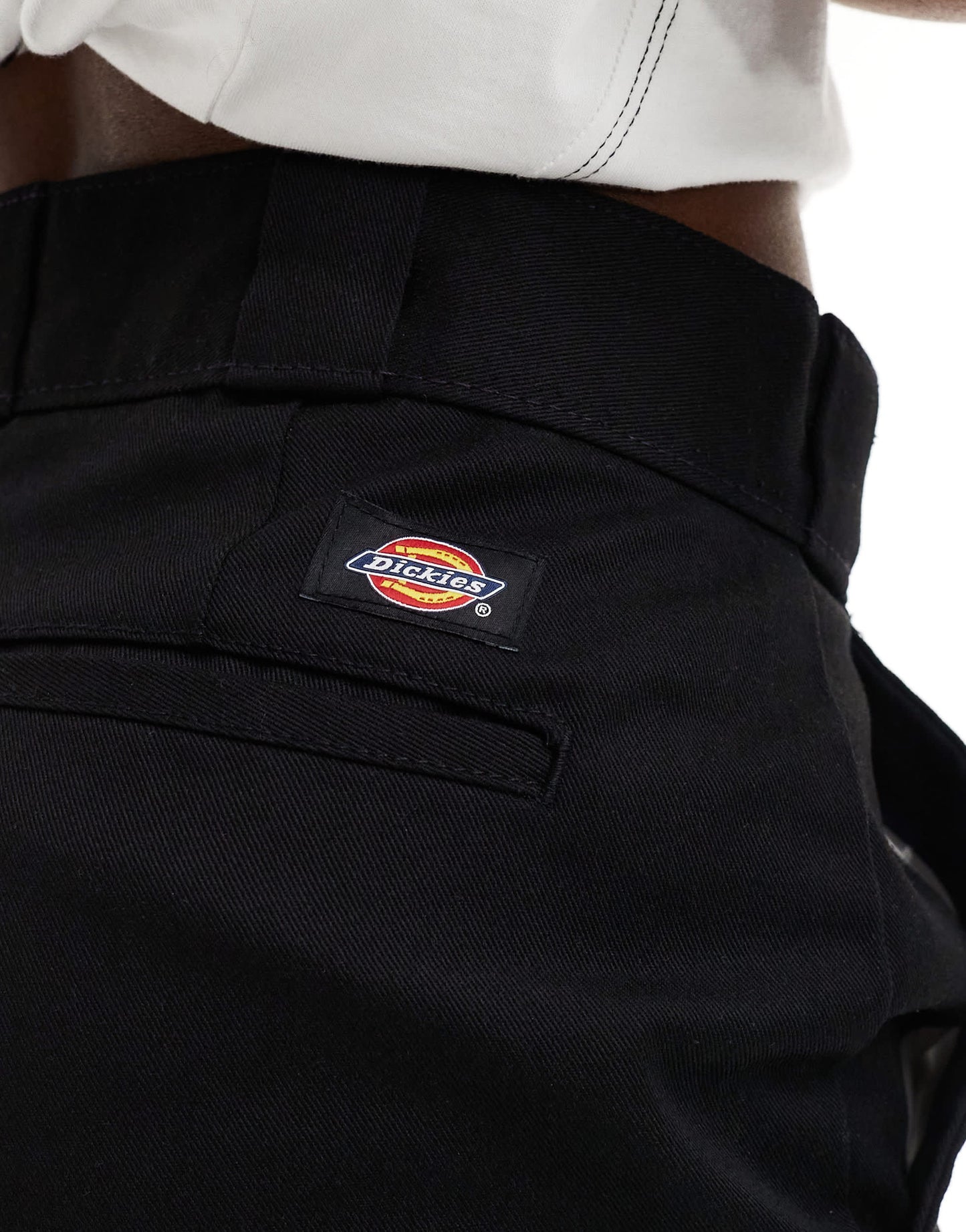 Dickies elizaville straight fit trousers in black