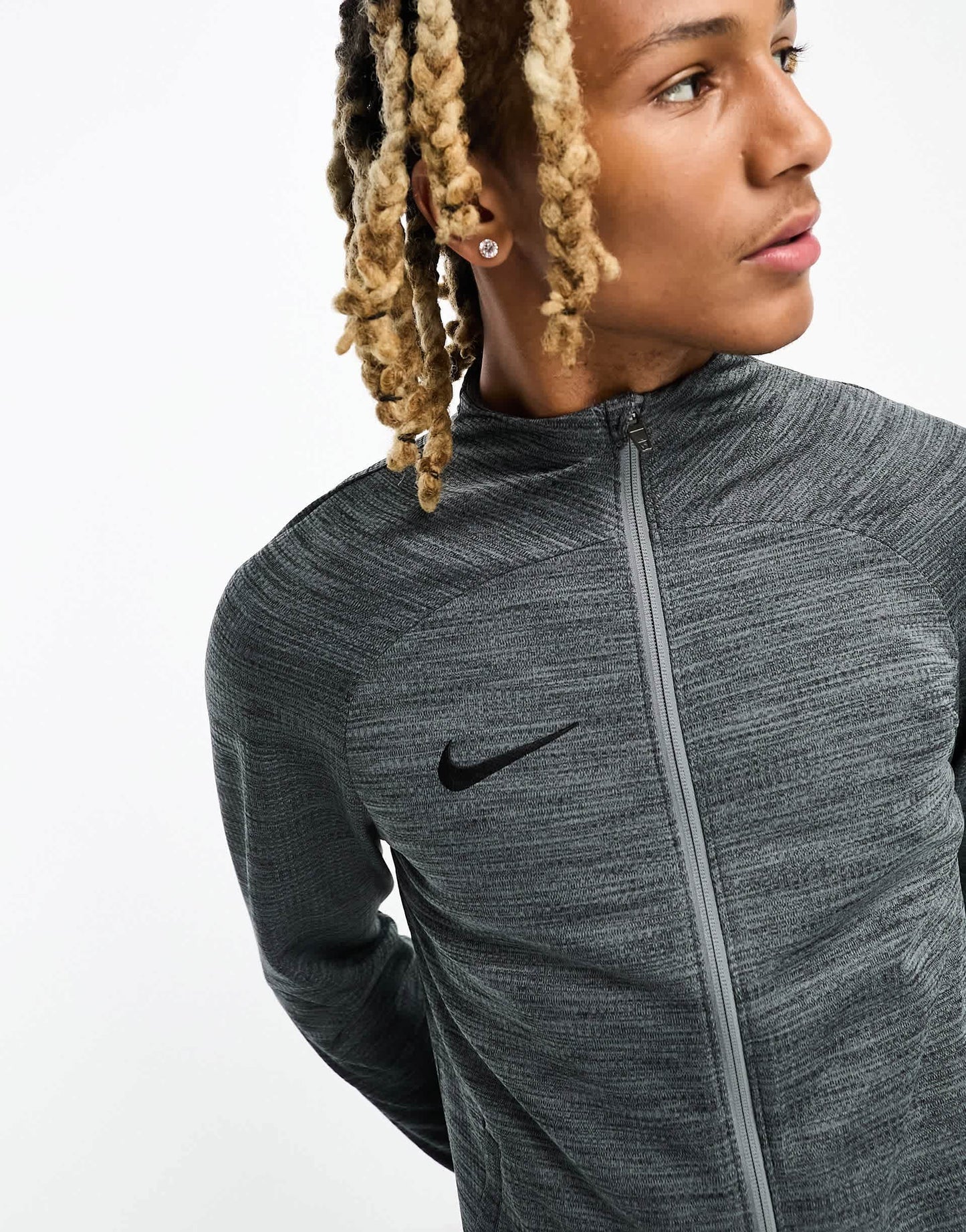 Nike Football Academy Dri-Fit track jacket in blue