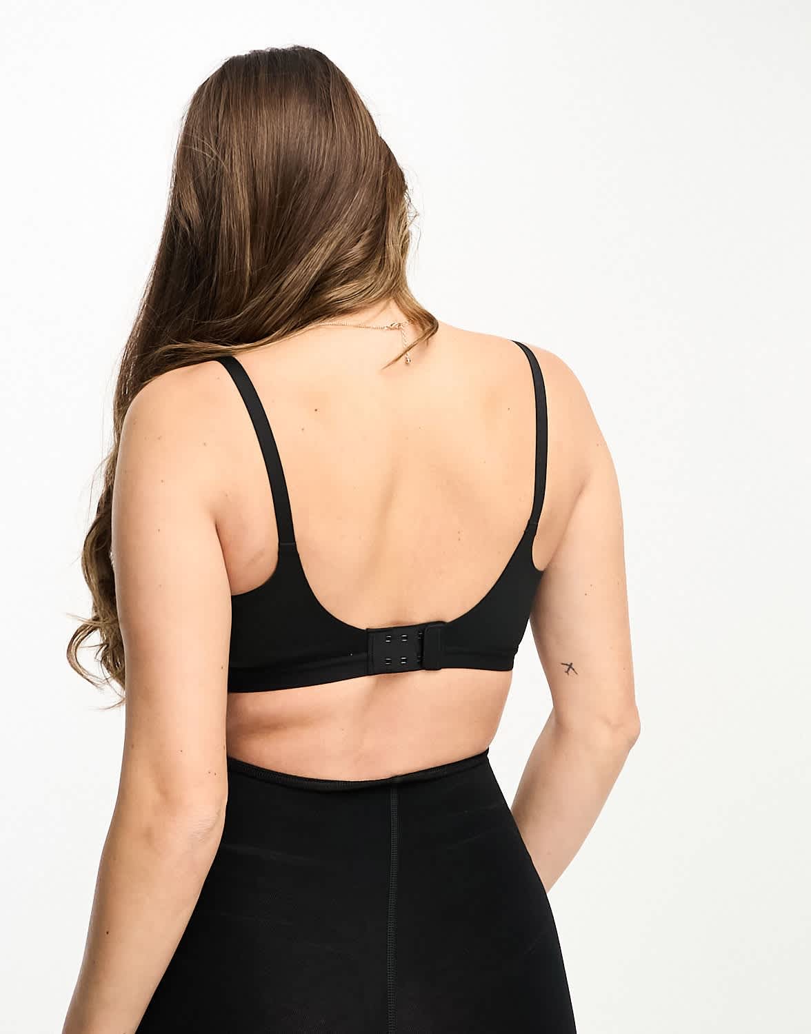Nike Training Maternity Alate Dri-Fit light support sports bra in black