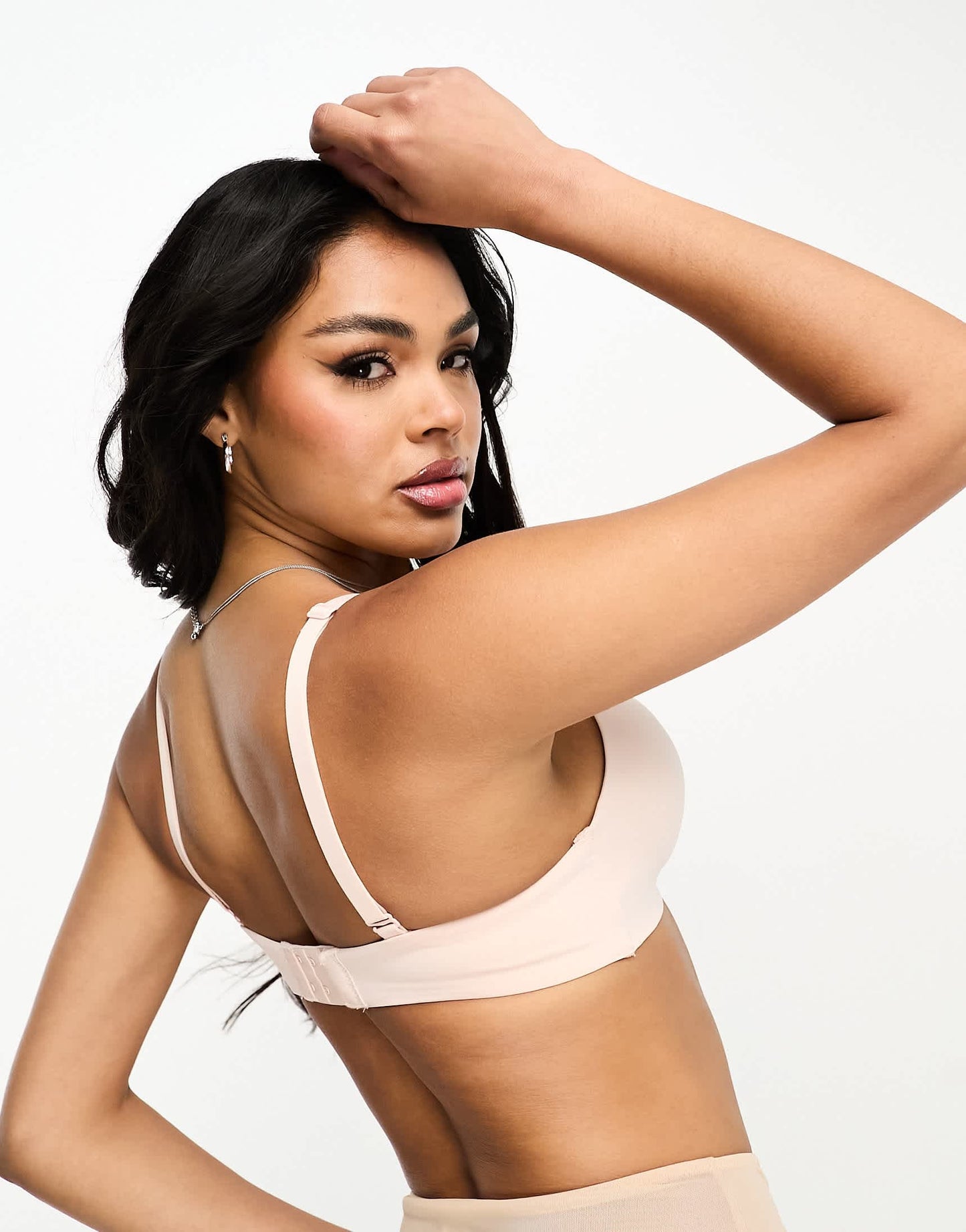 Boux Avenue A-DD cup lounge plunge bra in blush
