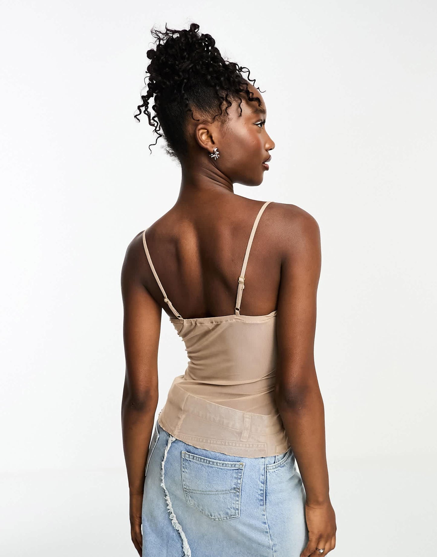 Tammy Girl slinky cami ruched top
