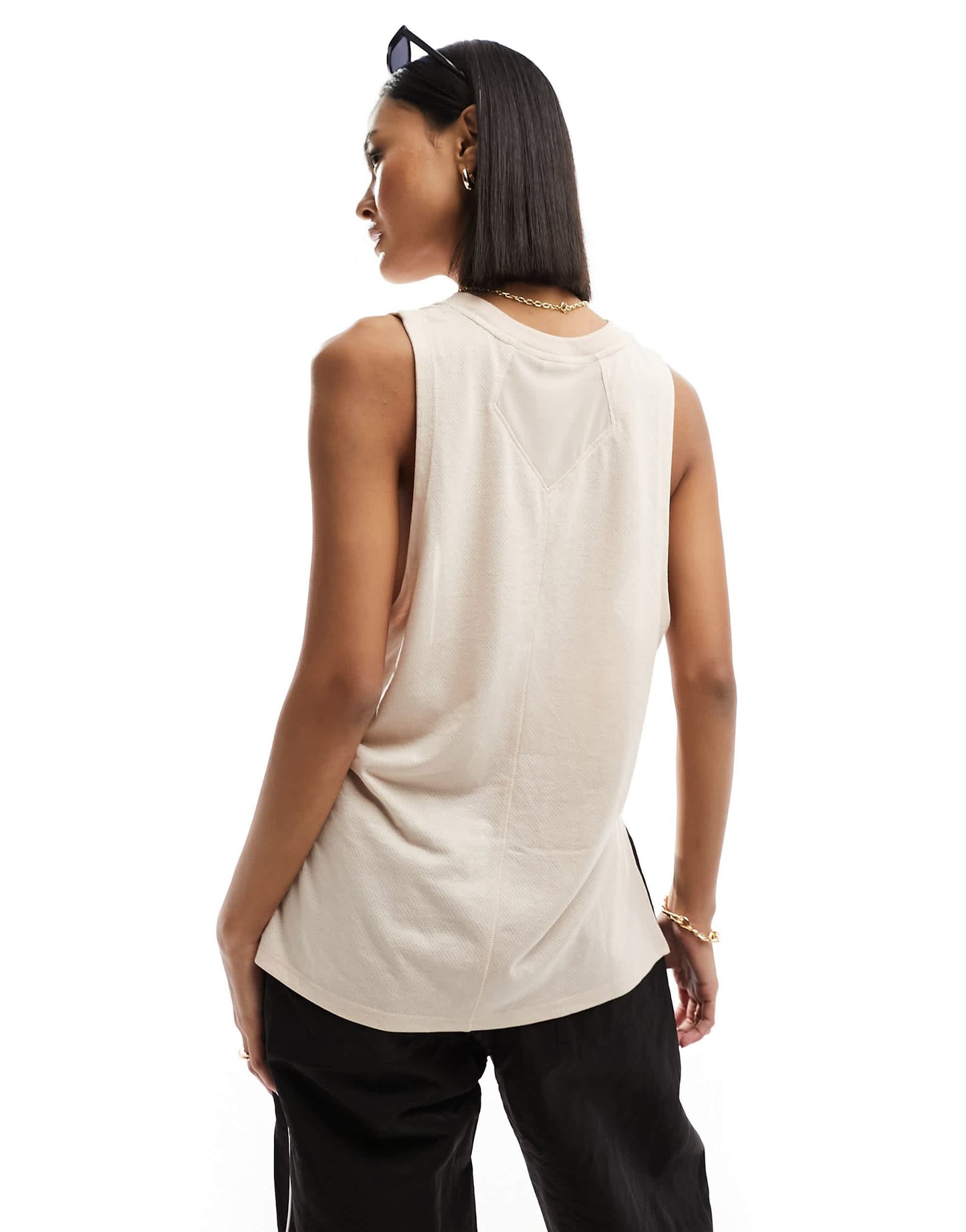 Jordan diamond jumpman tank top in beige