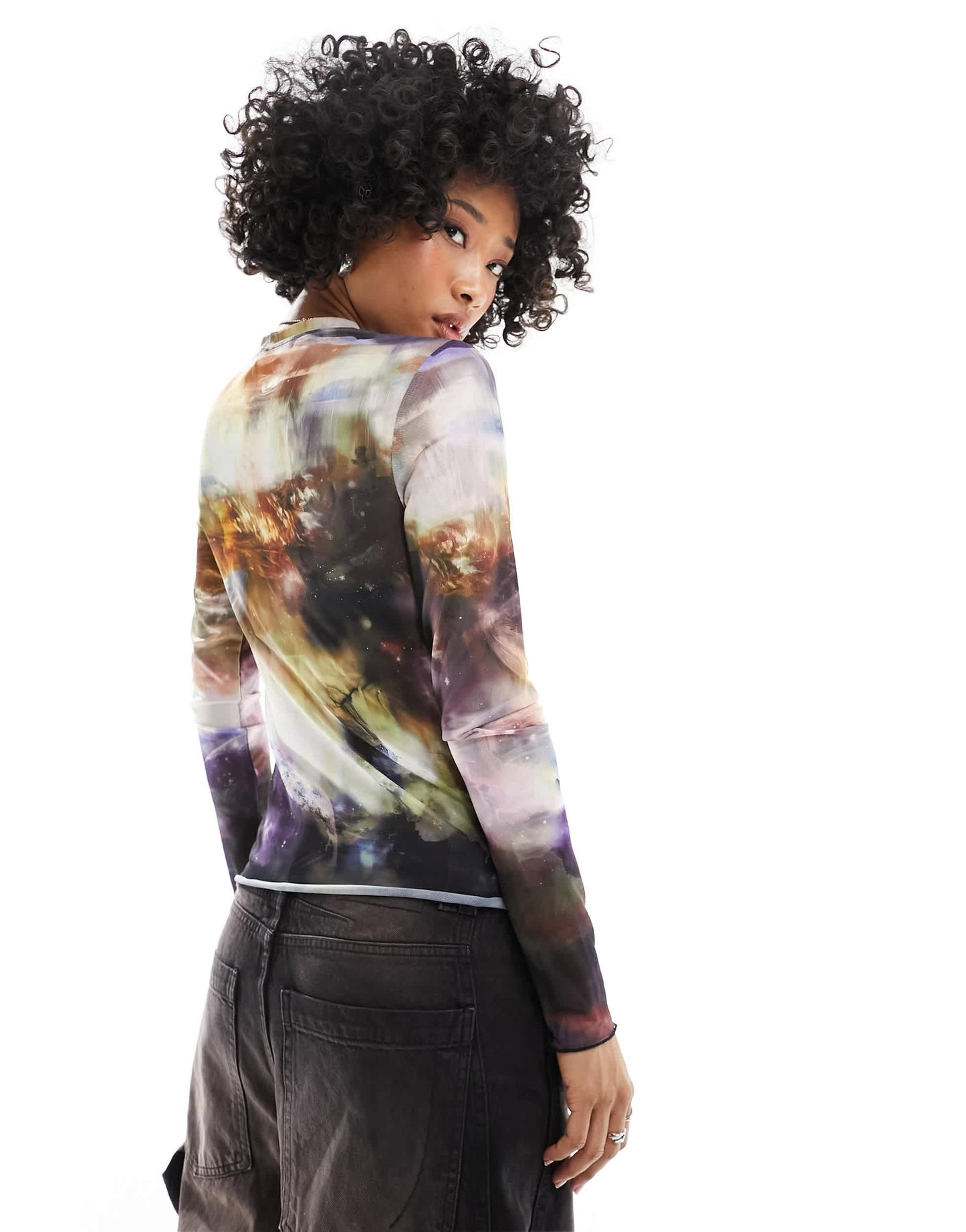 ONLY mesh top in landscape print