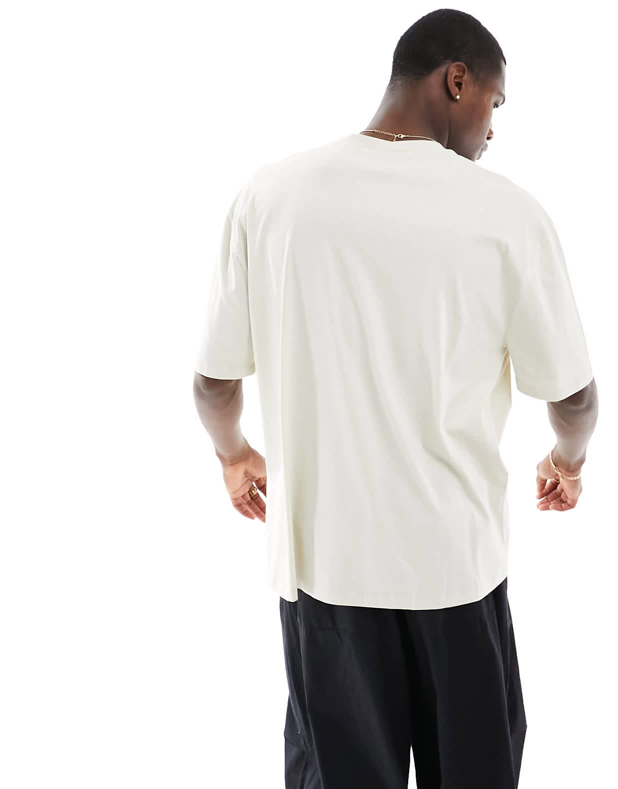 ASOS DESIGN 2 pack oversized t-shirts in taupe and green