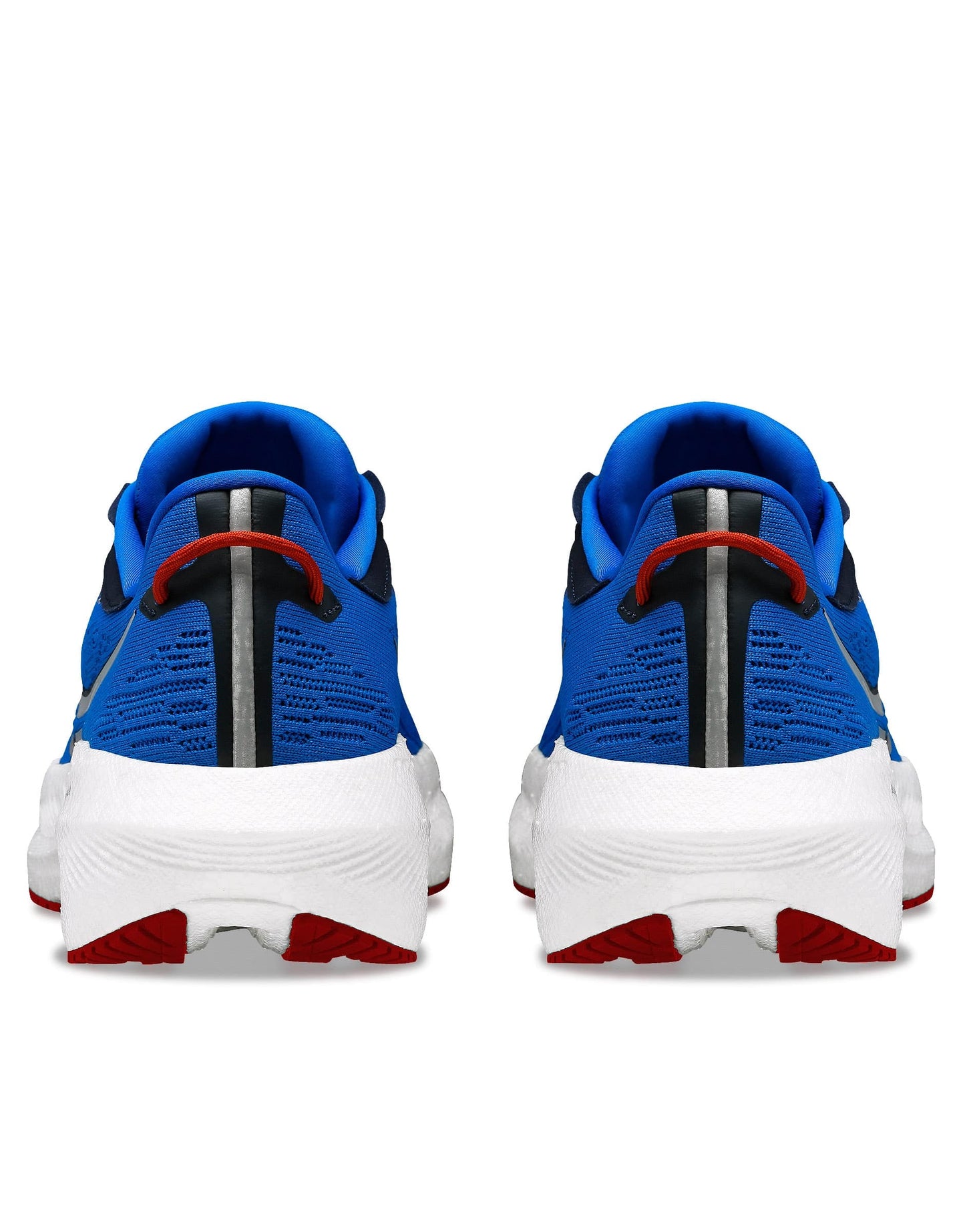 Saucony Triumph 21 neutral running trainers in cobalt and silver