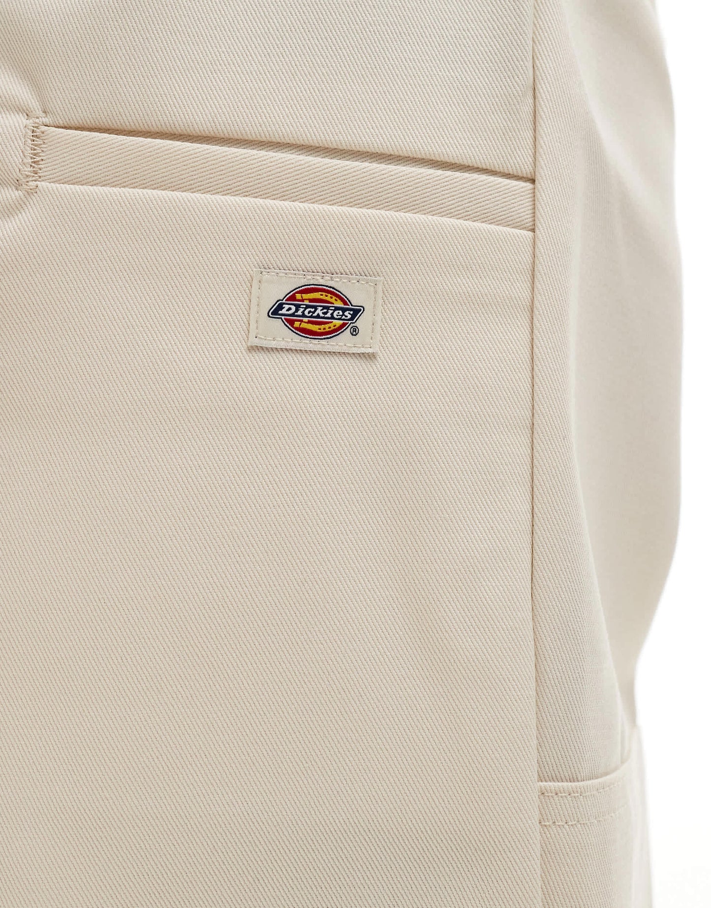 Dickies double knee trousers in cream