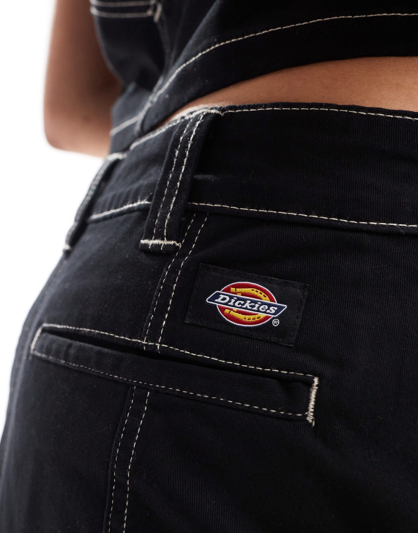 Dickies meriden mini skirt co-ord in black