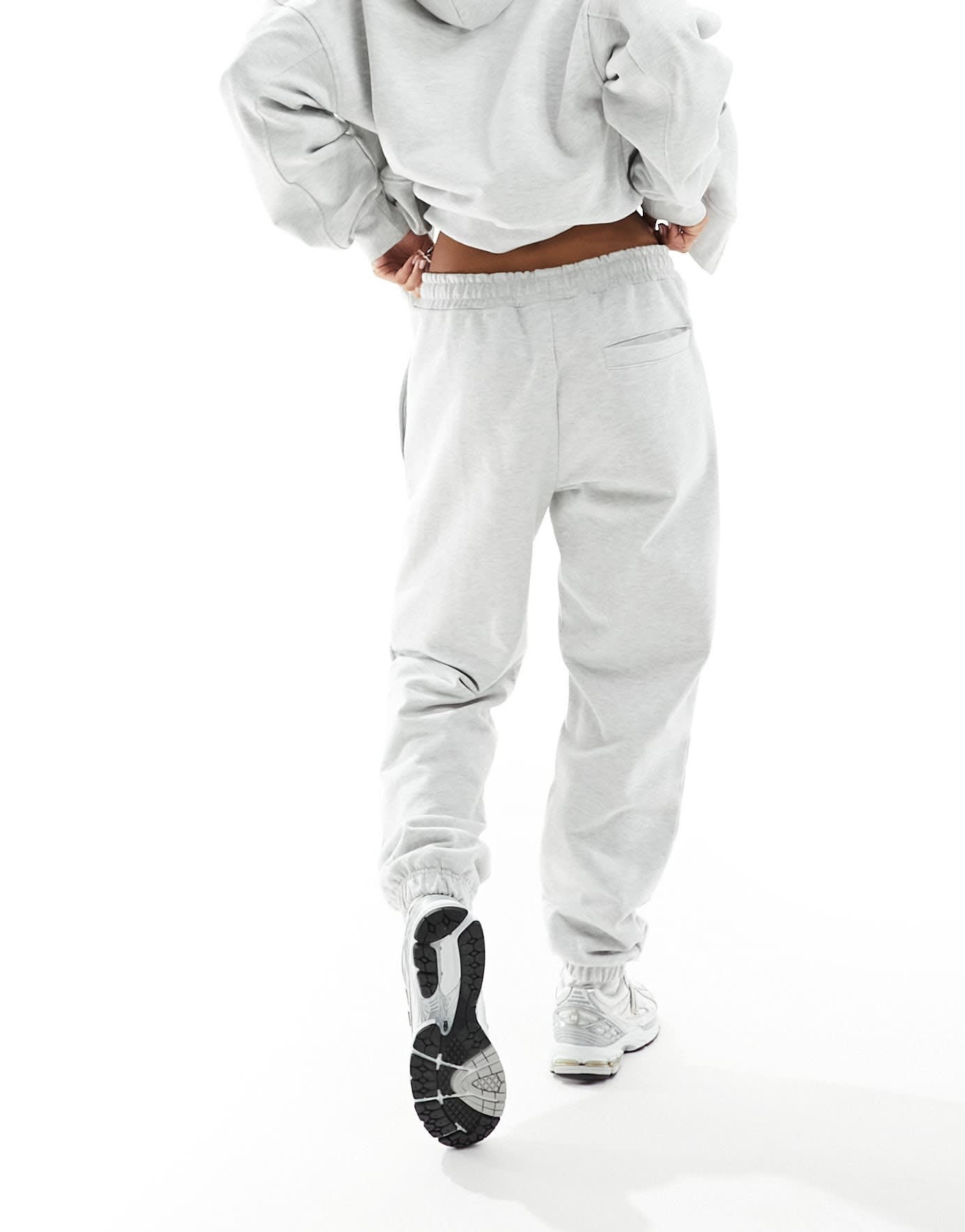 The Couture Club co-ord emblem relaxed joggers in grey marl