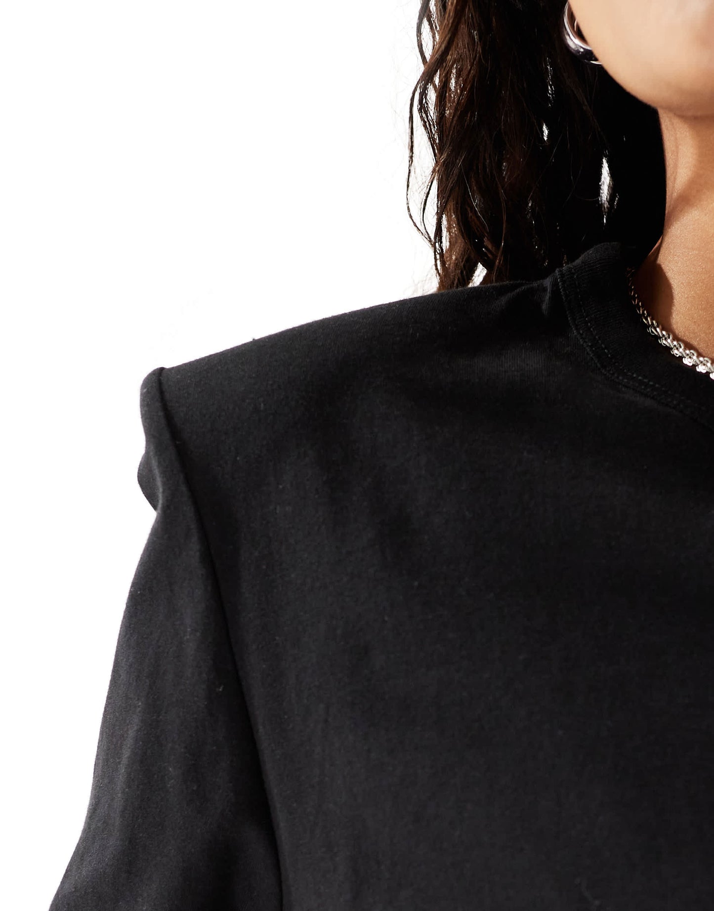 Monki short sleeve t-shirt in black