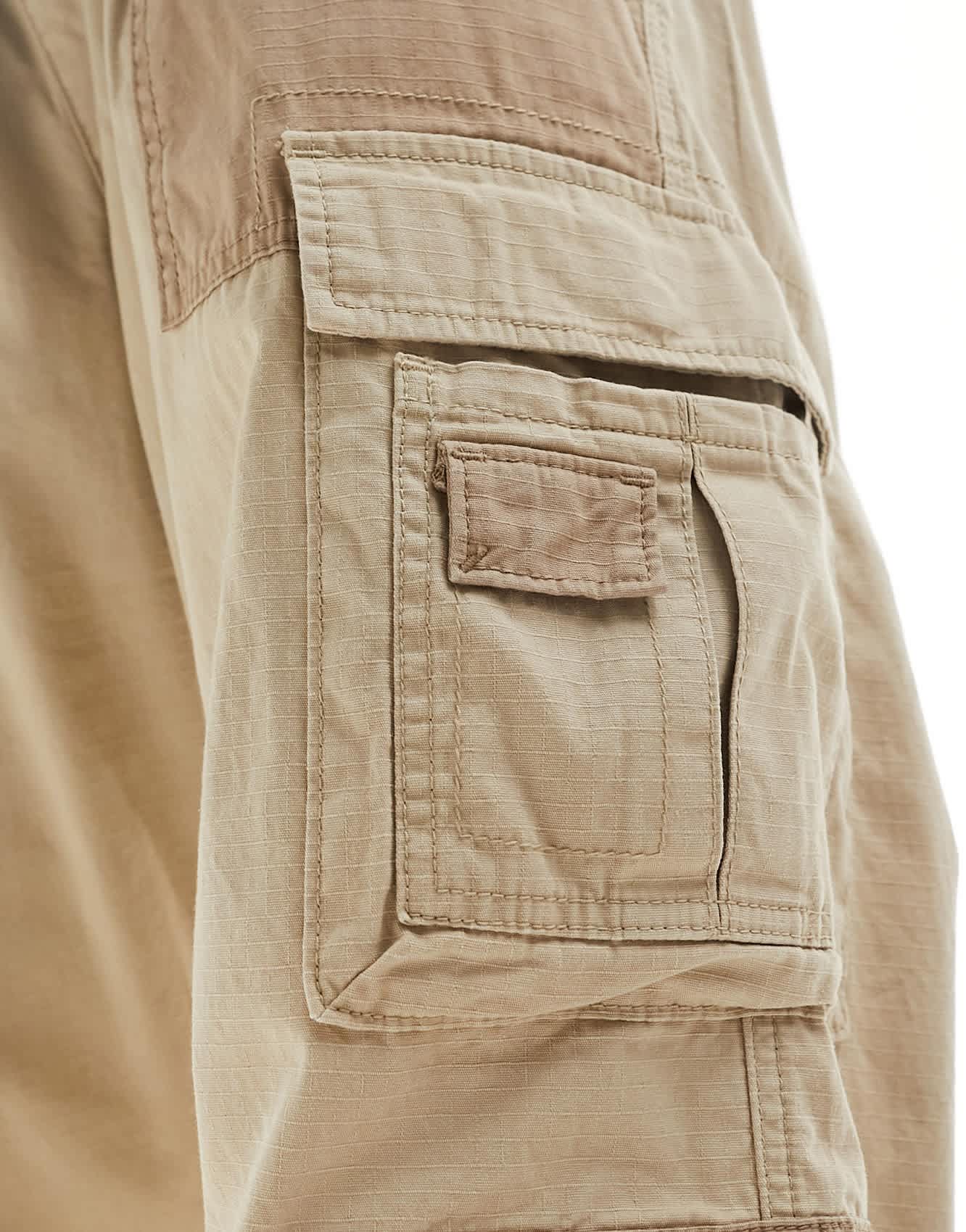 PacSun multipocket cargo trousers in beige