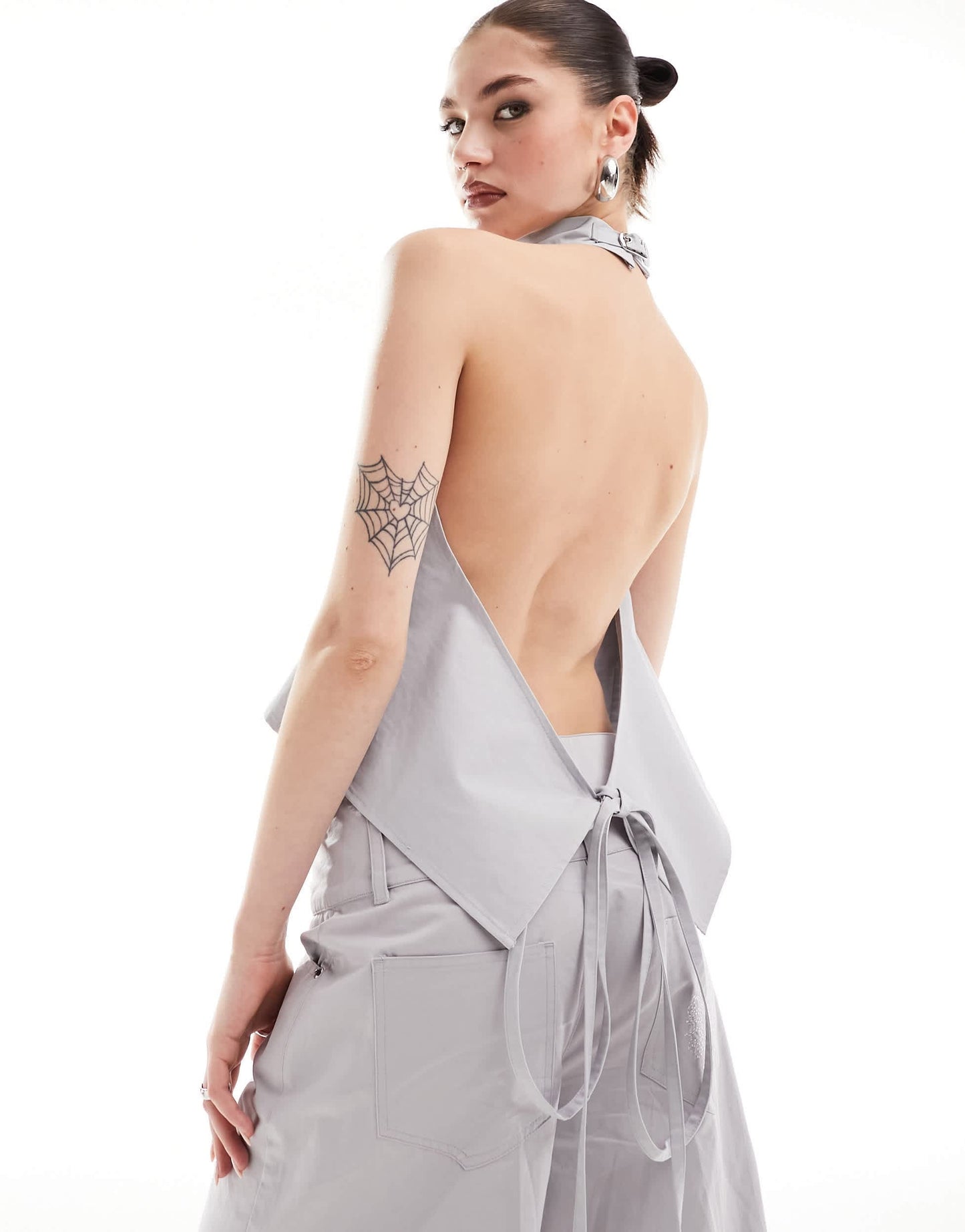 Heretic Nine halter backless stream top co-ord
