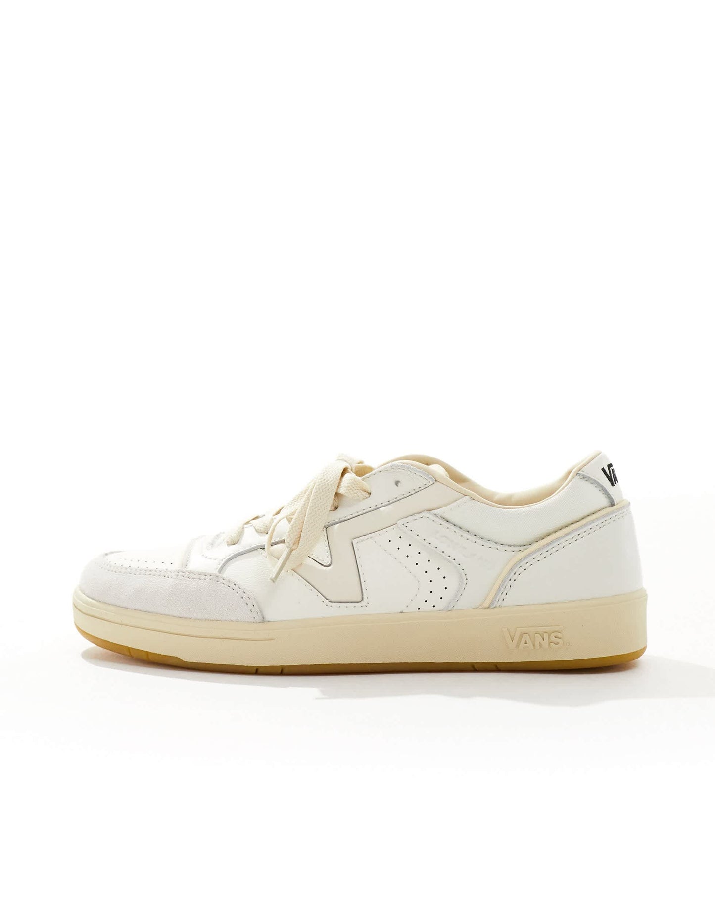 Vans Lowland trainers in off white and tan