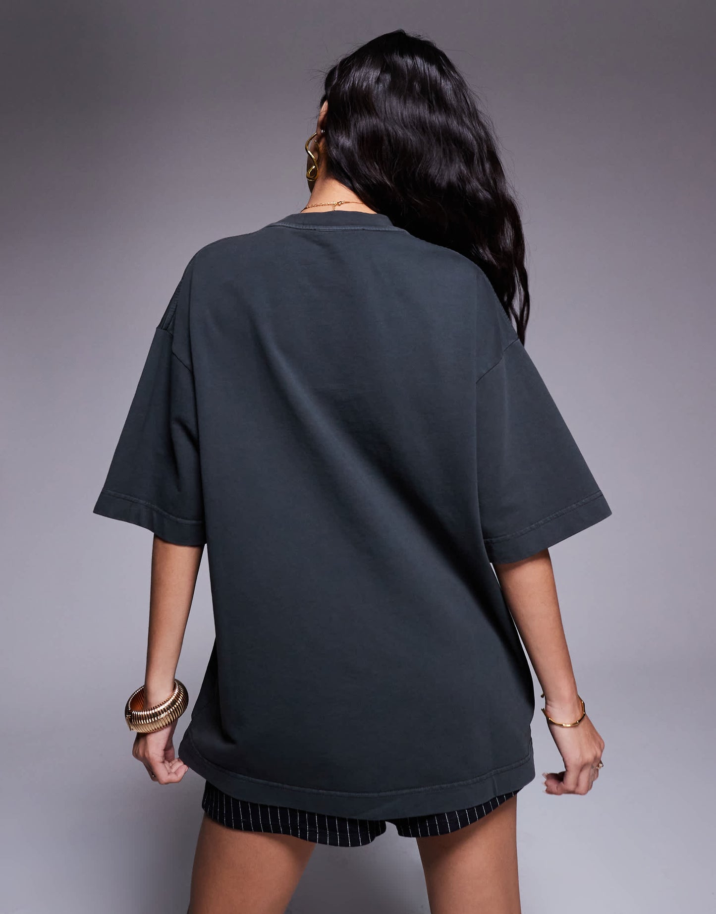 The Couture Club oversized logo t-shirt in white