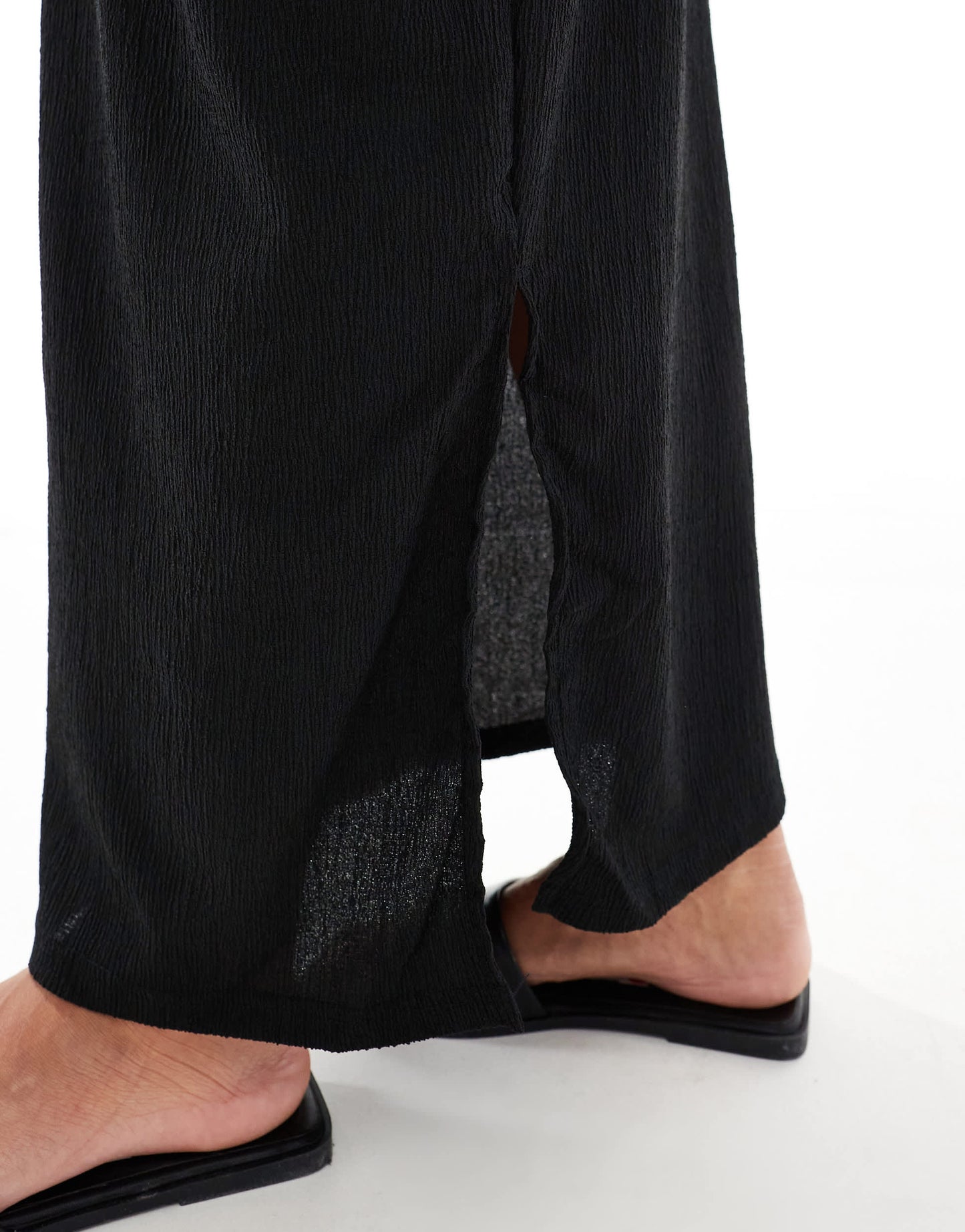 Mamalicious Maternity maxi column skirt in black