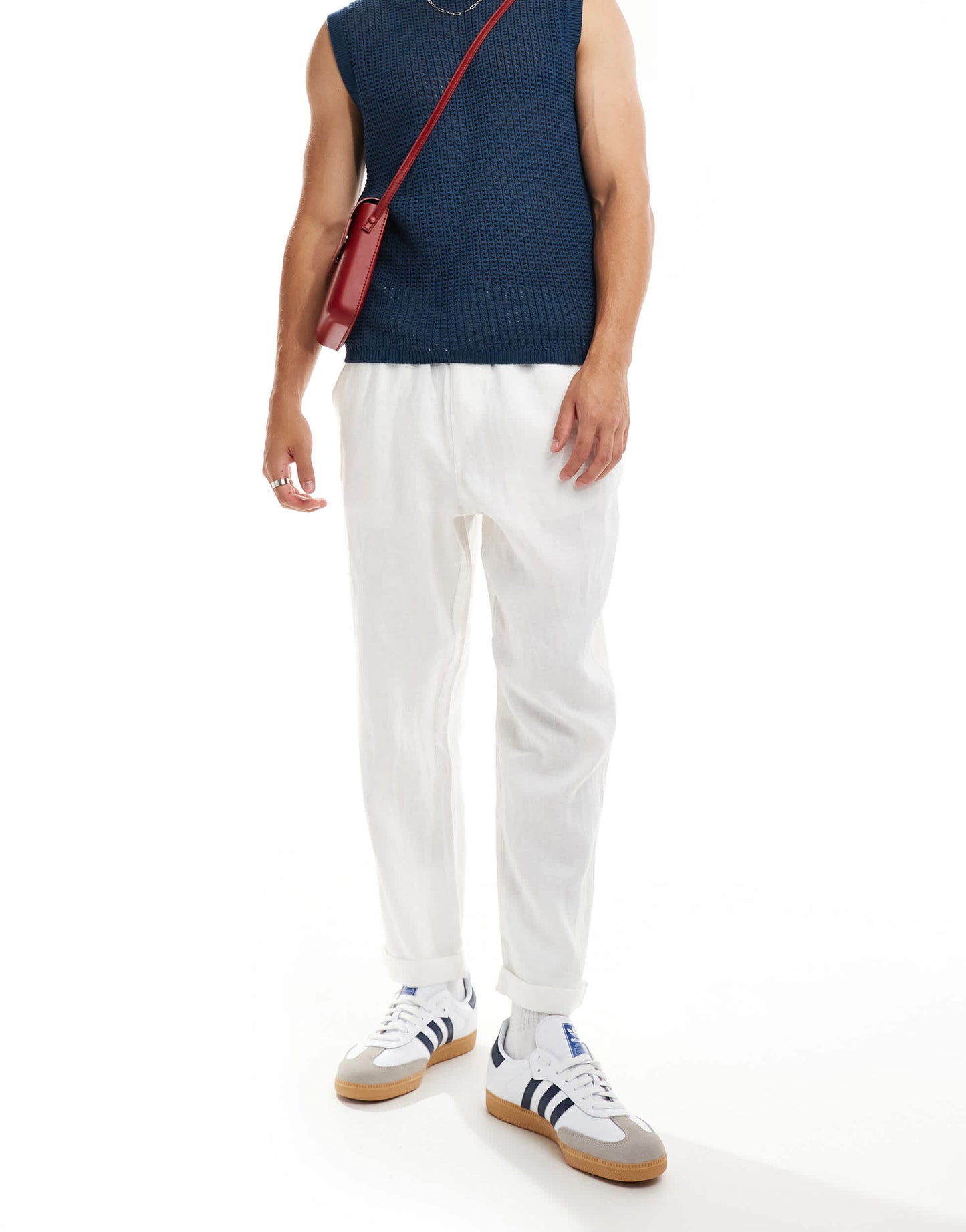 Cotton:On Linen pant in white