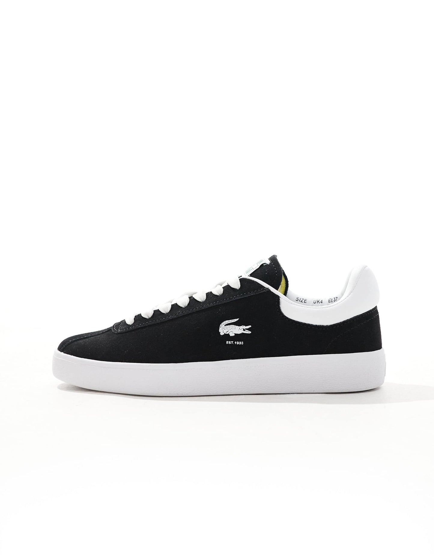 Lacoste Baseshot 223 trainers in black suede