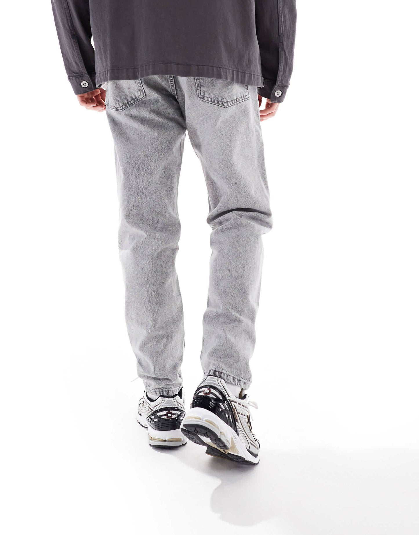 Pull&Bear standard fit jeans in grey