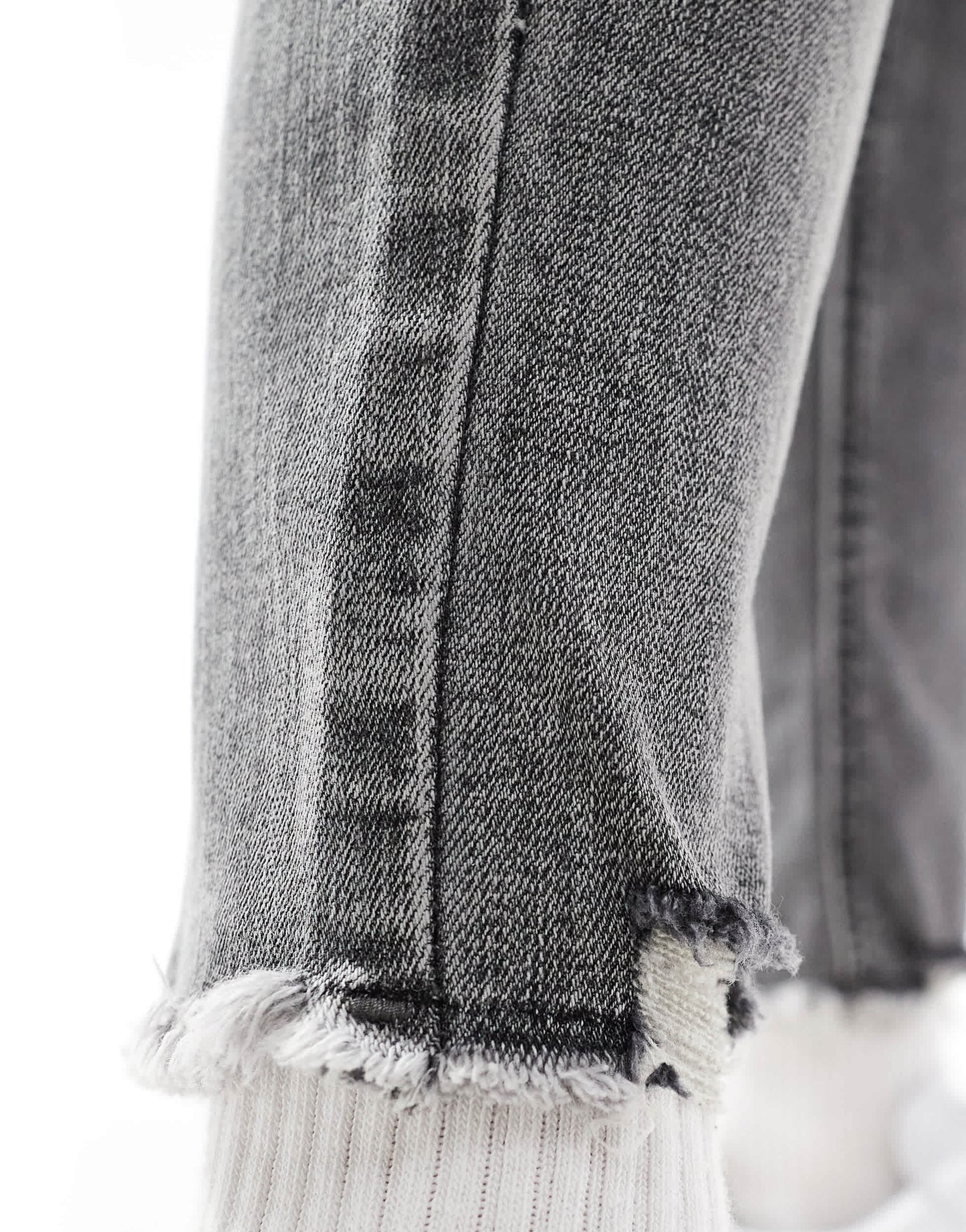 Pull&Bear high rise skinny jeans in grey